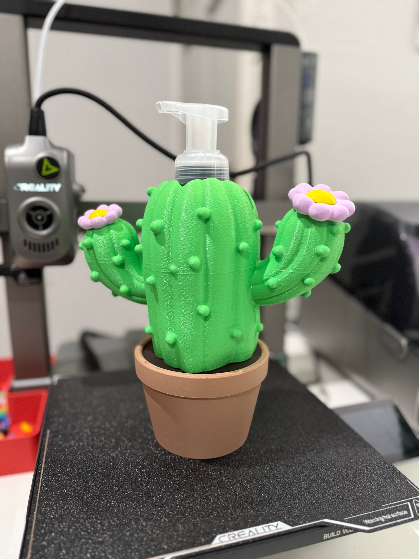 Cactus soap holder 3D