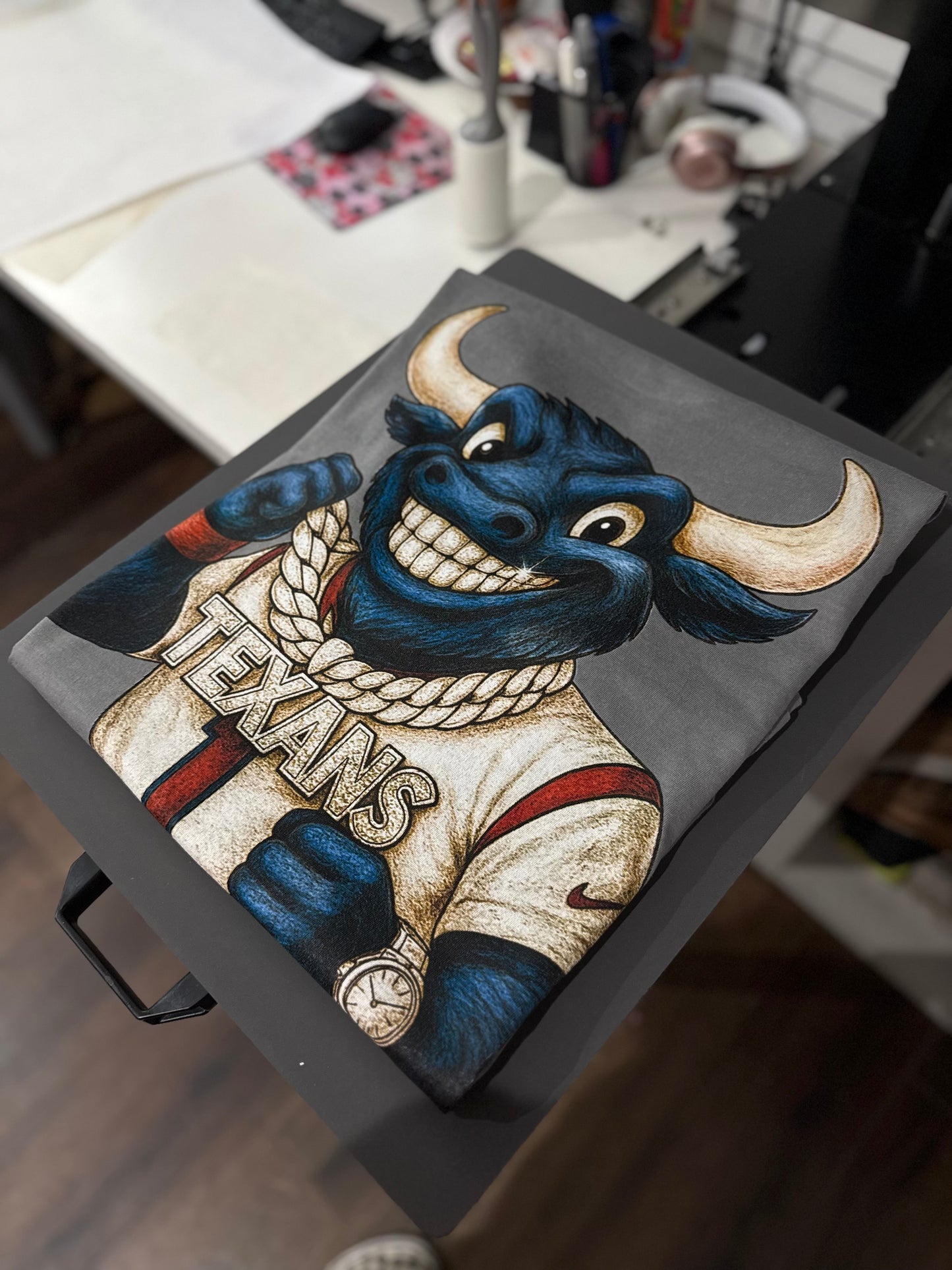 Texanz grill bull tee