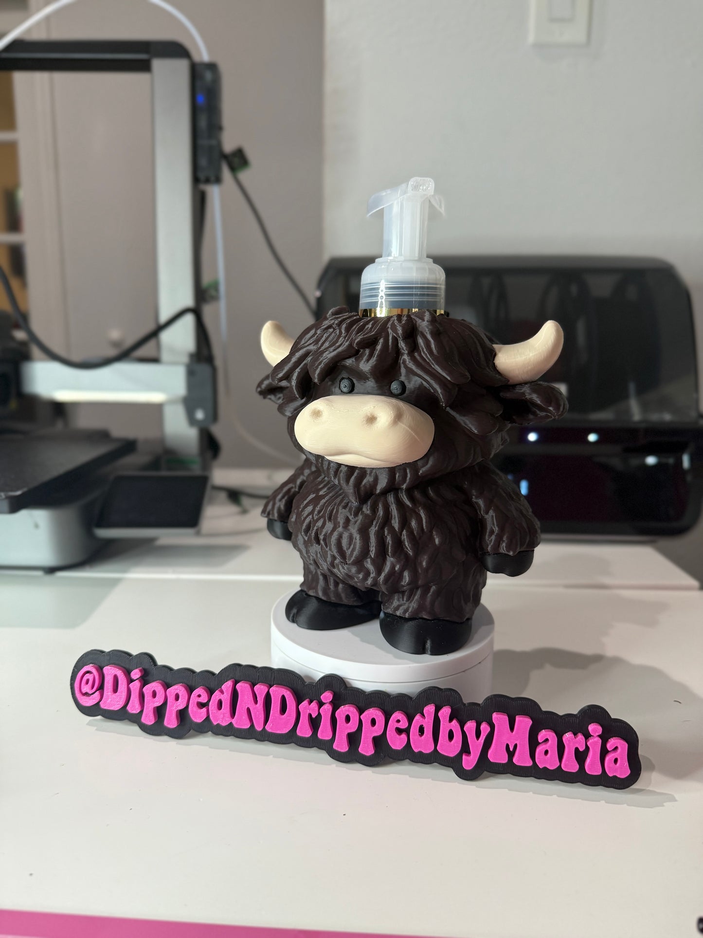 Cow soap B&BW holder