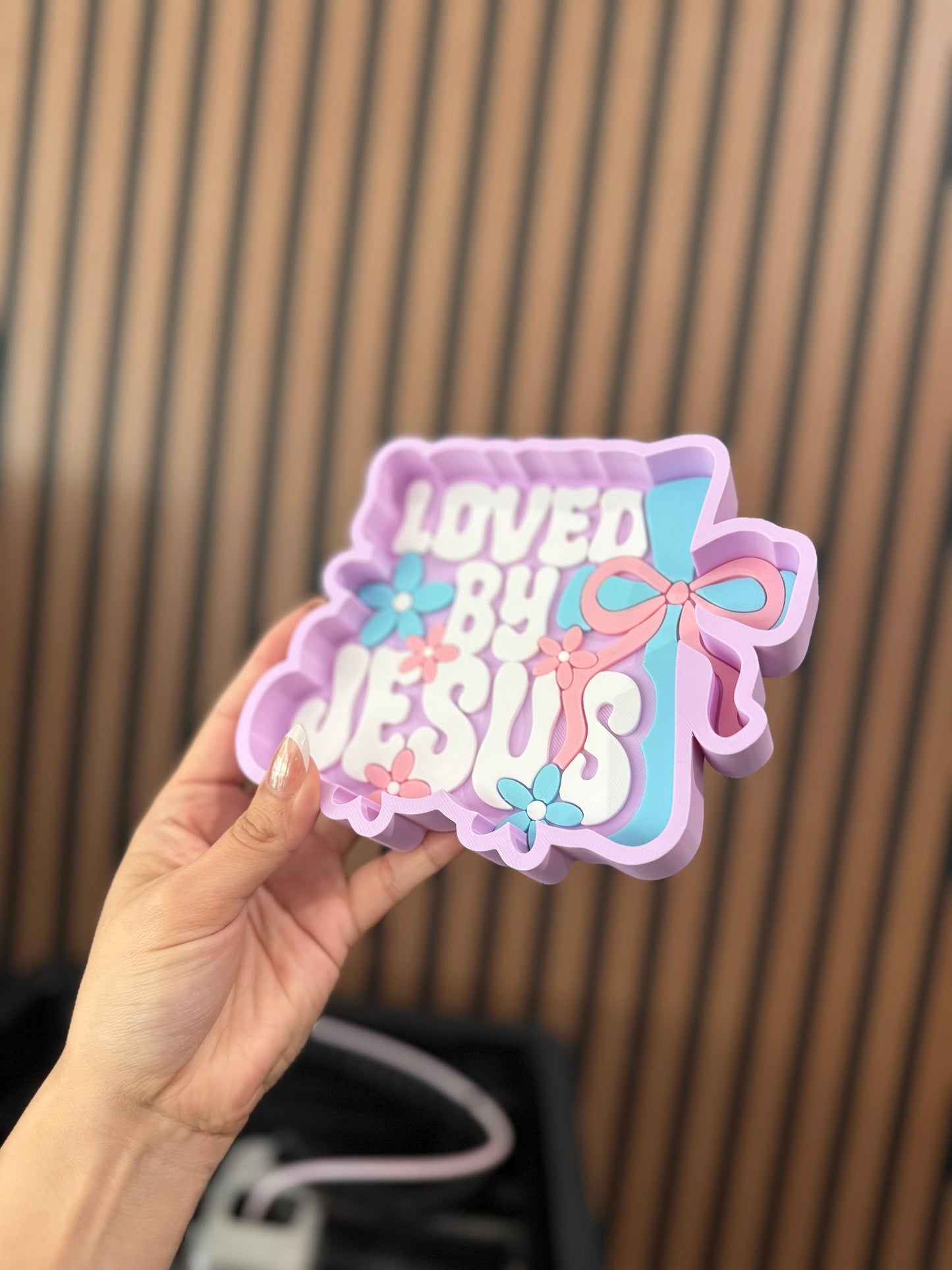 Loved by Jesus trinket tray