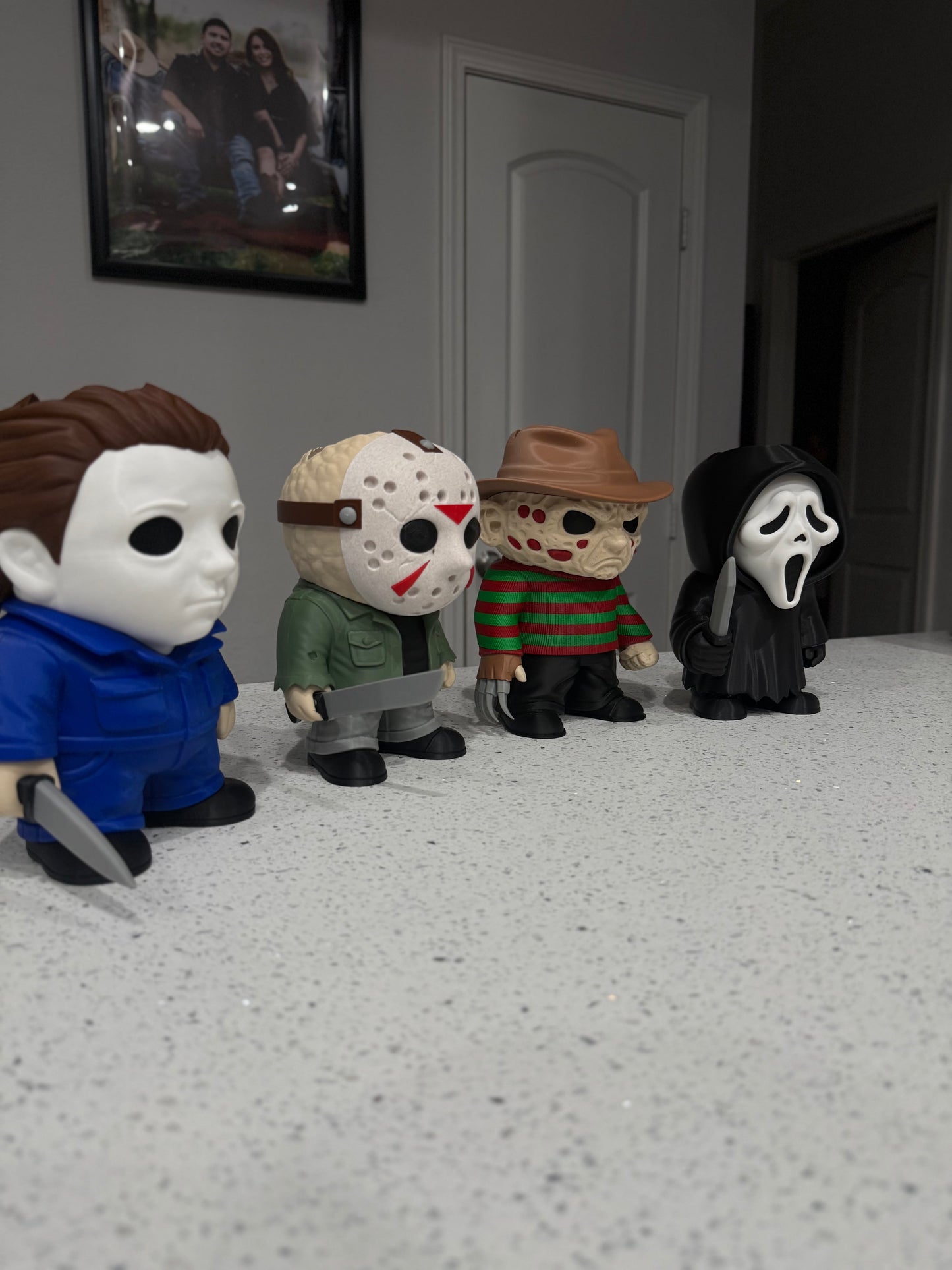 Spooky soap holders 3D printed
