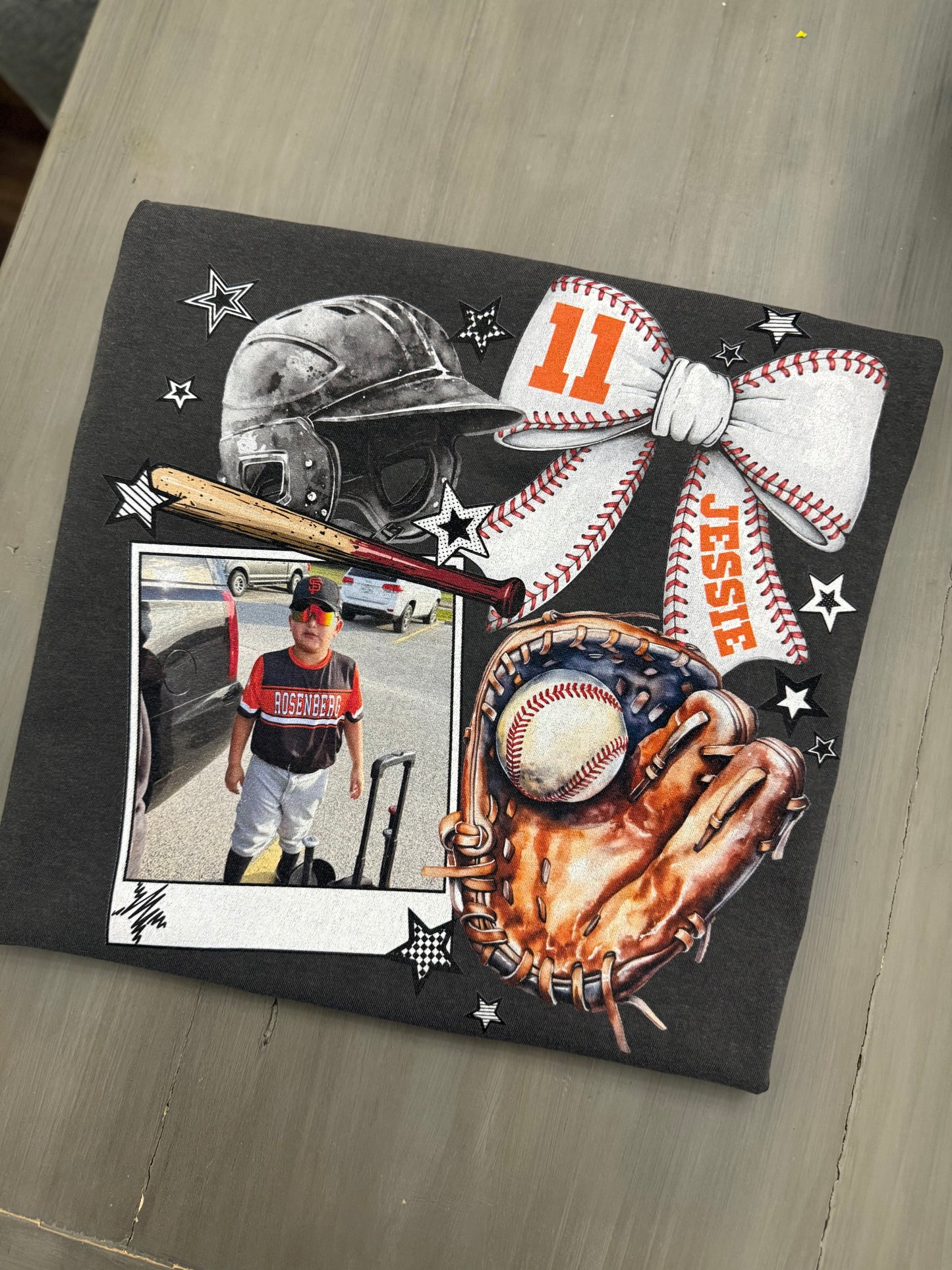 Baseball picture tee