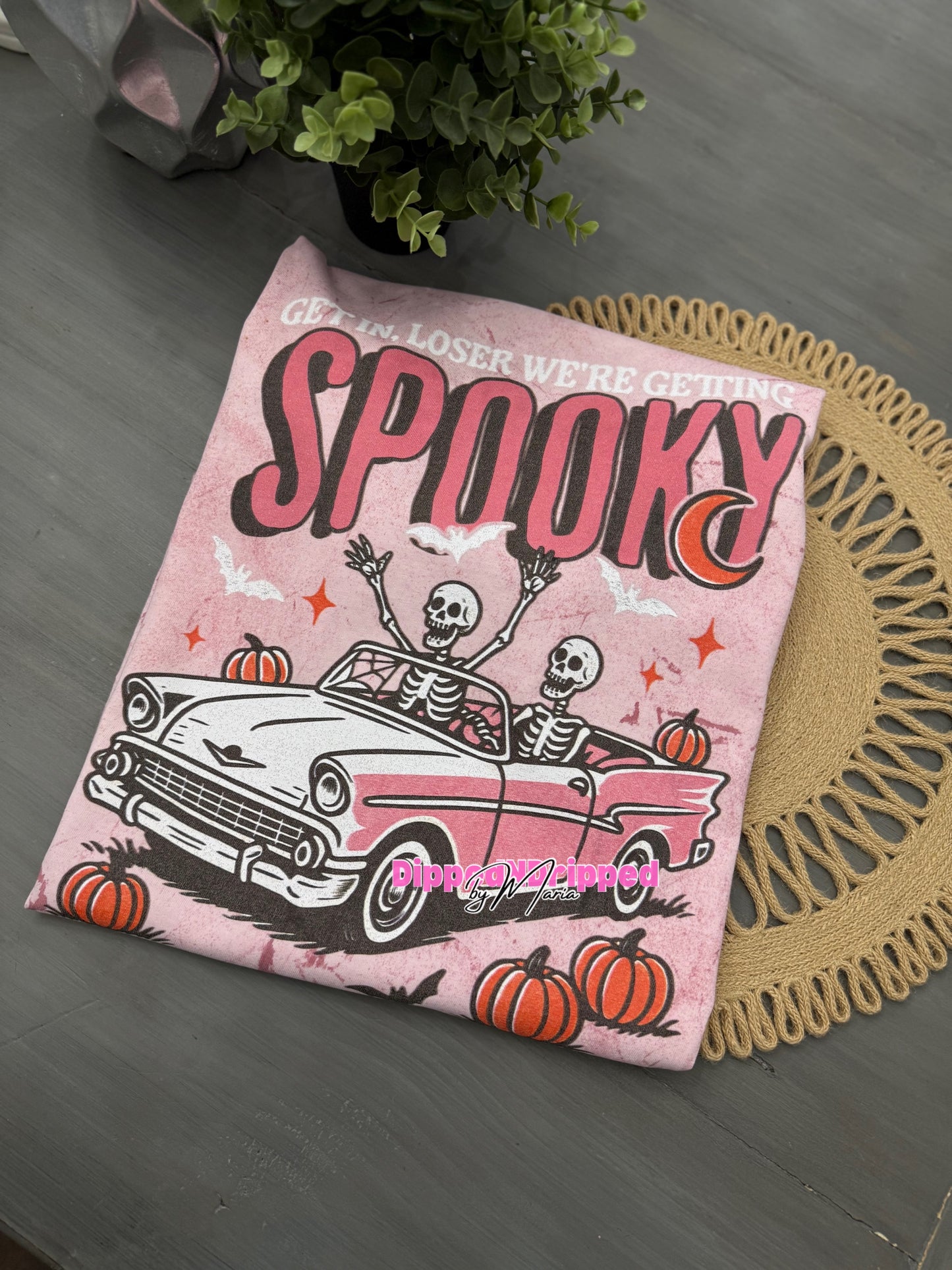 Get in spooky tee
