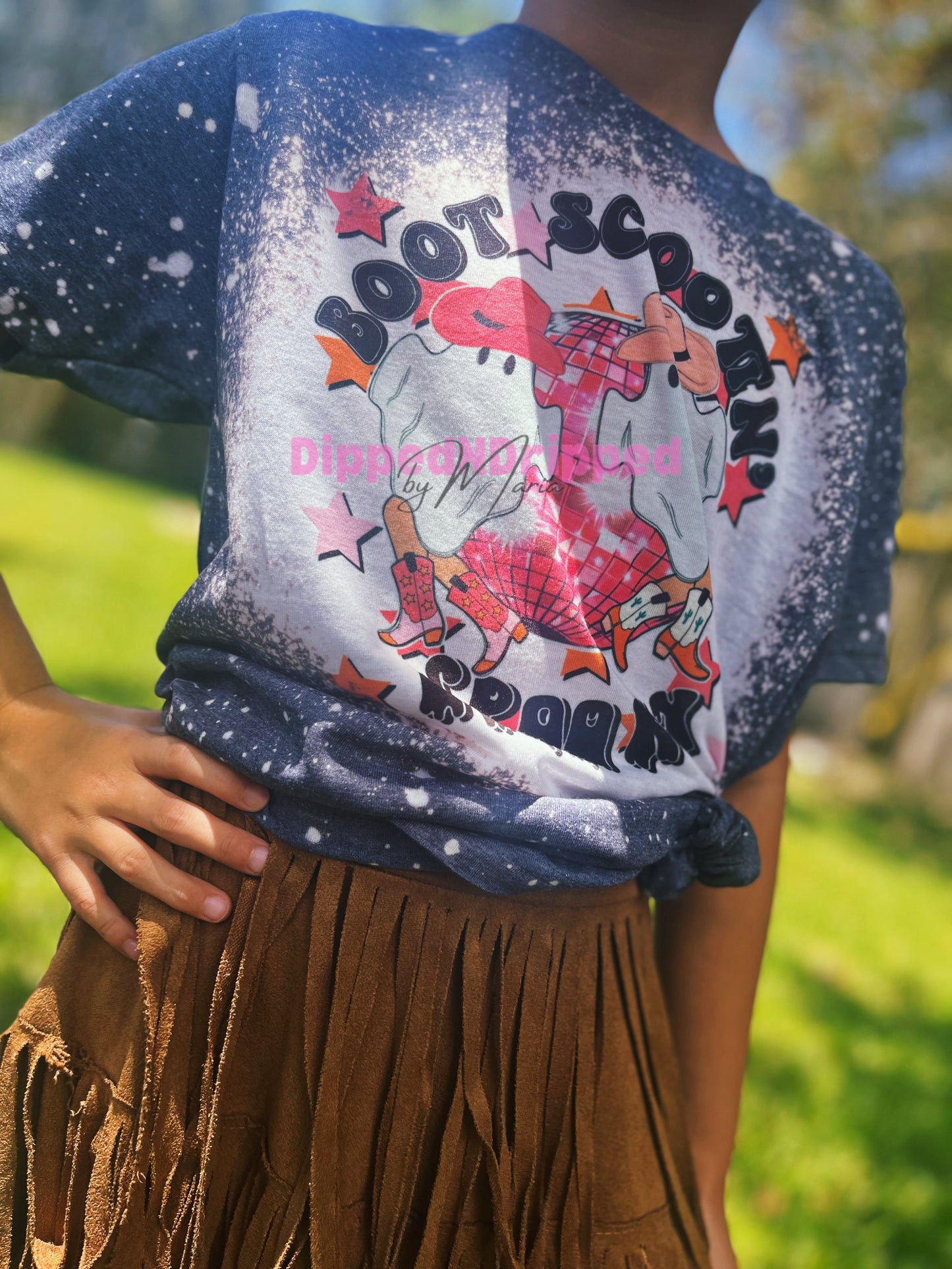 Kids Boot Scootin Spooky Tee