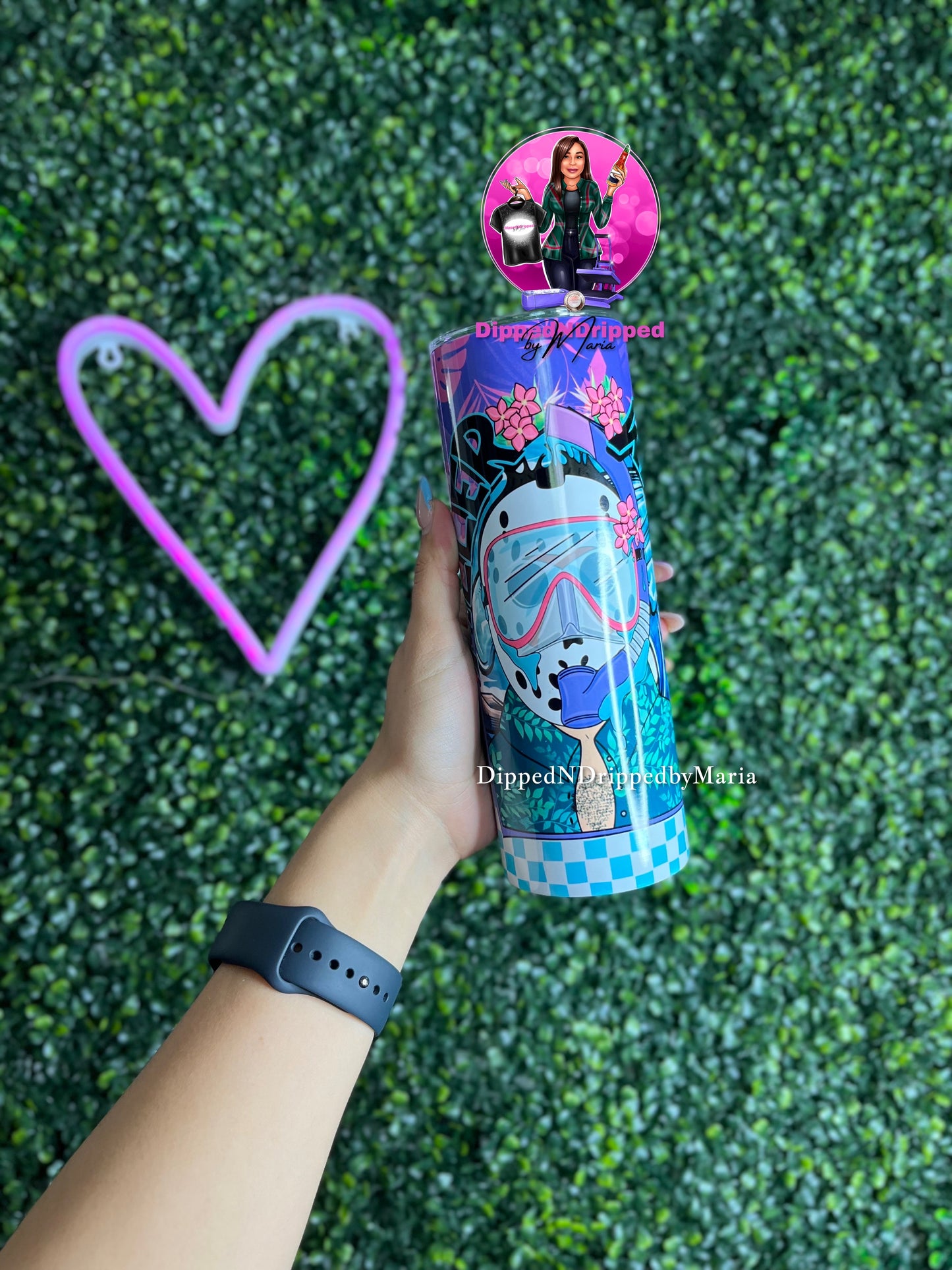 Spooky summer tumbler