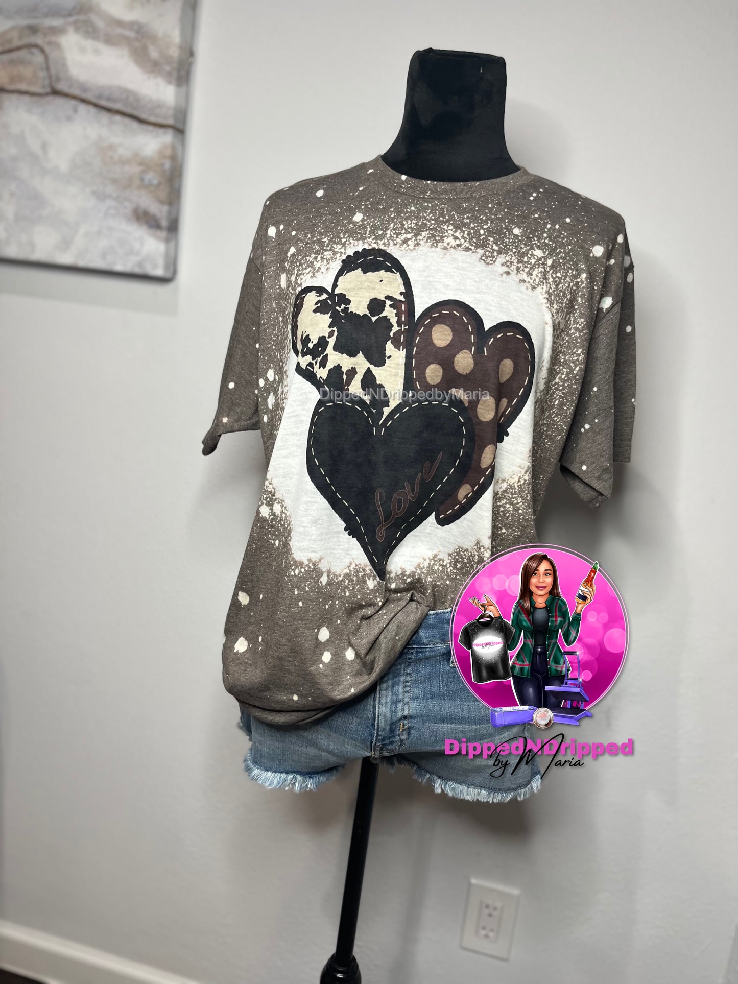 Western hearts tee