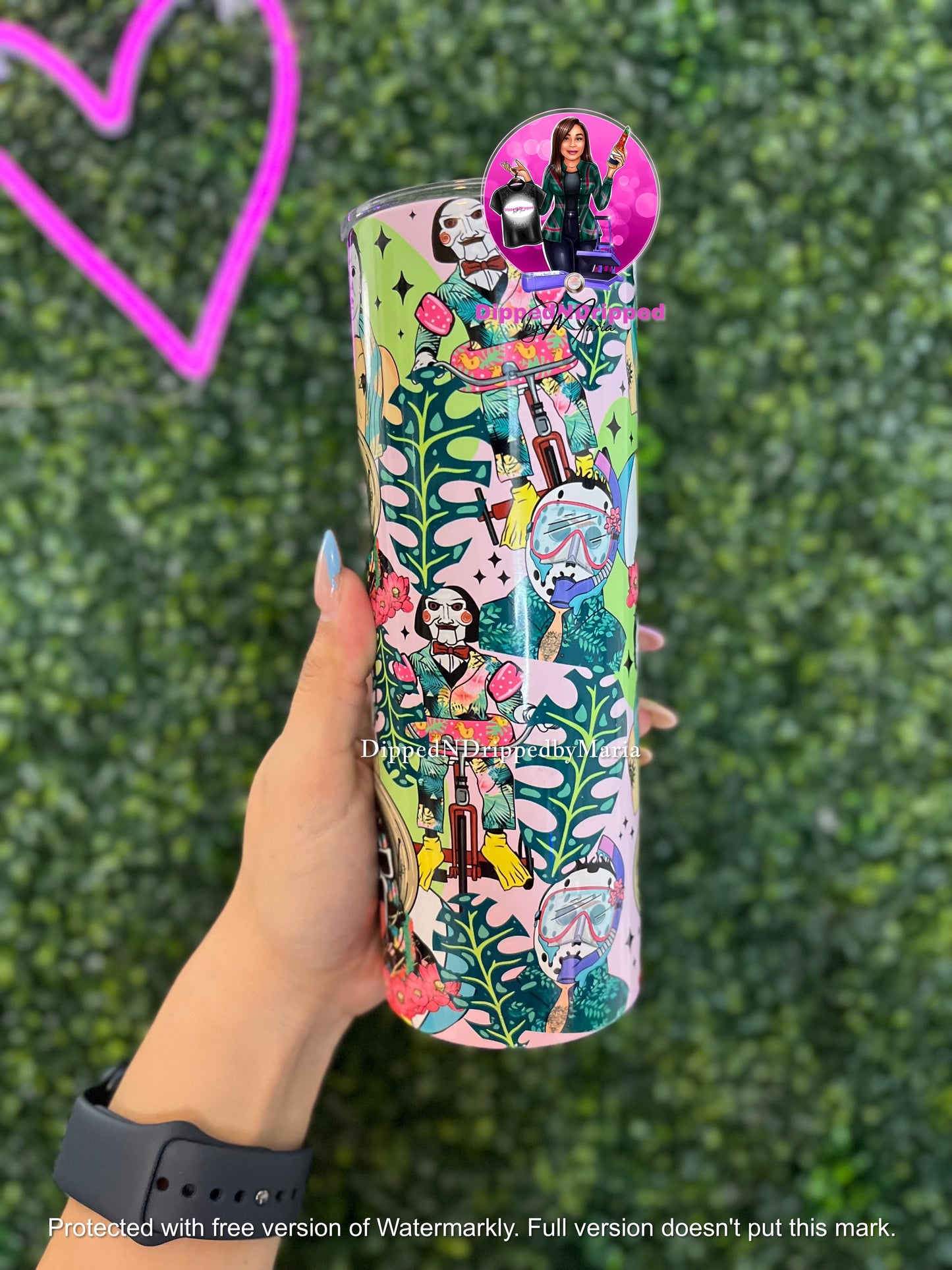 Spooky summer tumbler