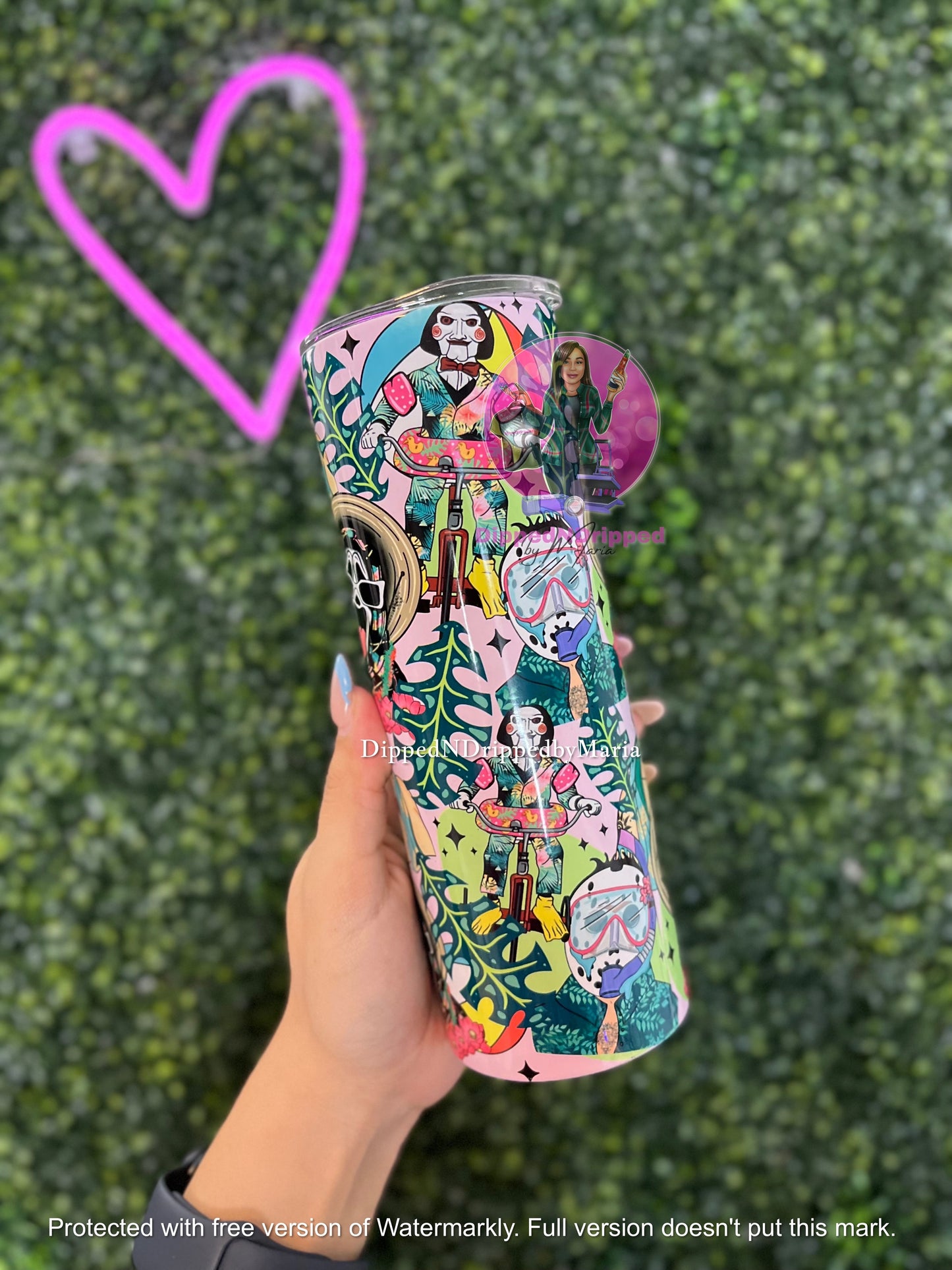Spooky summer tumbler