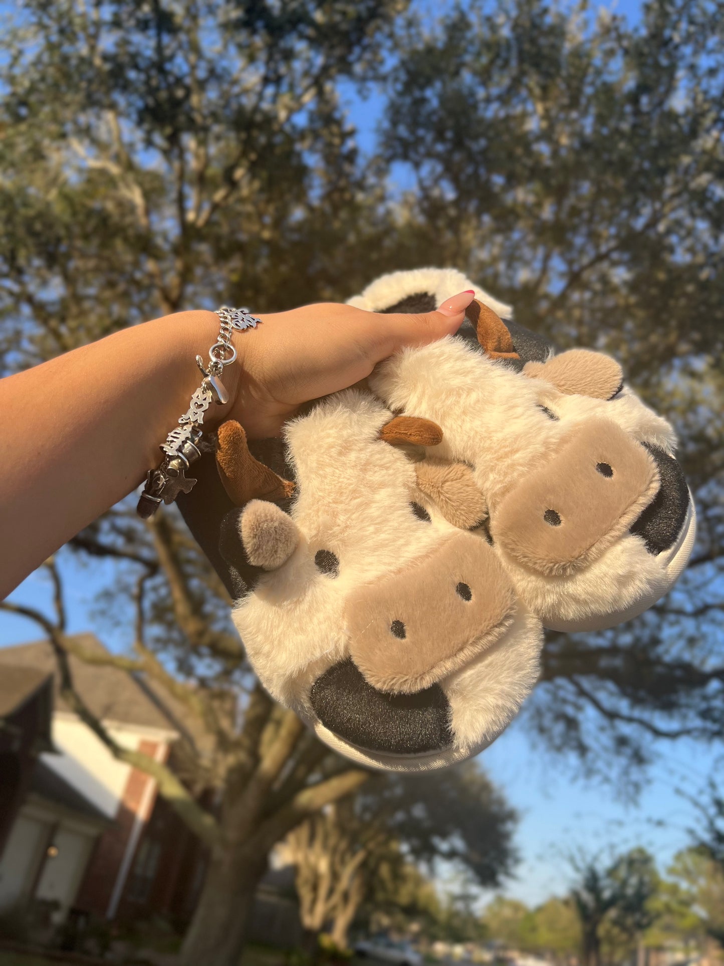 Cow slippers