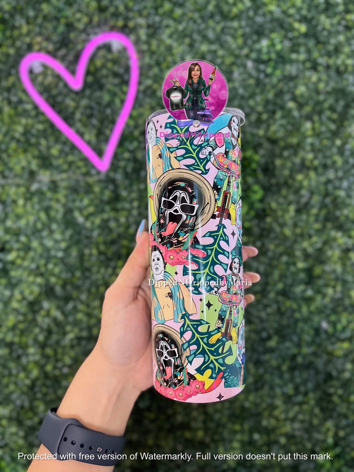 Spooky summer tumbler