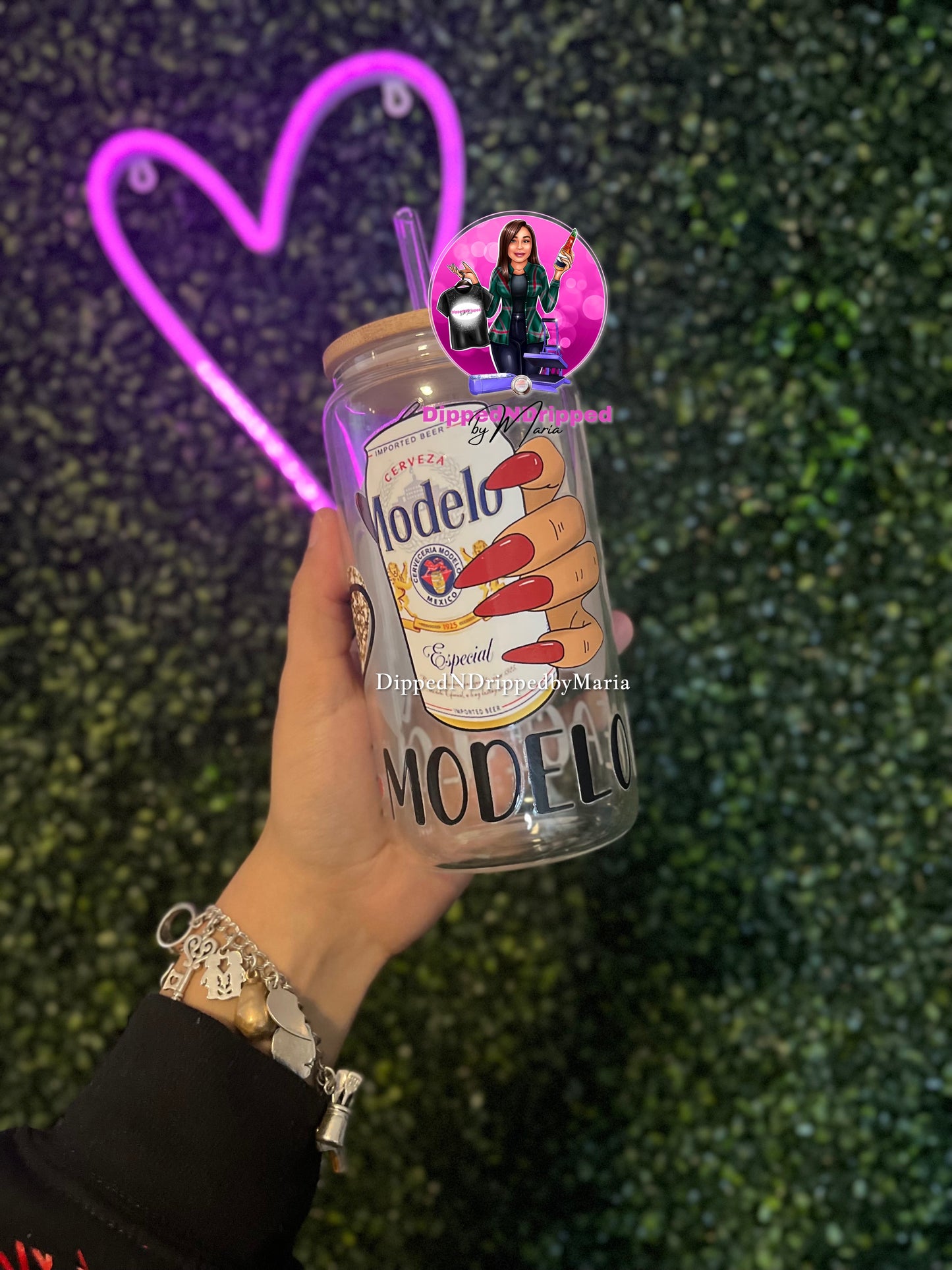 Peace love modelo