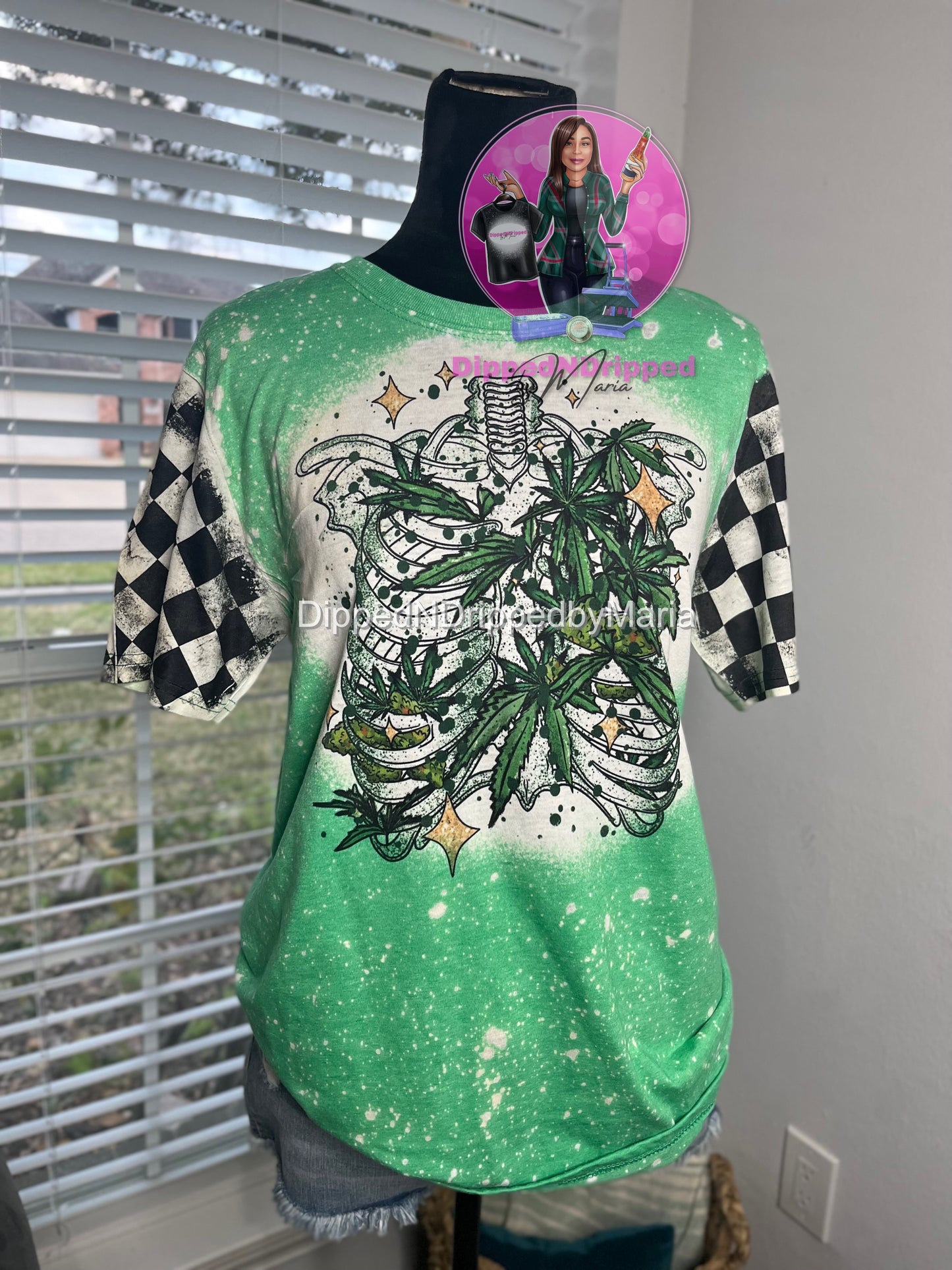 Rib cage plant tee