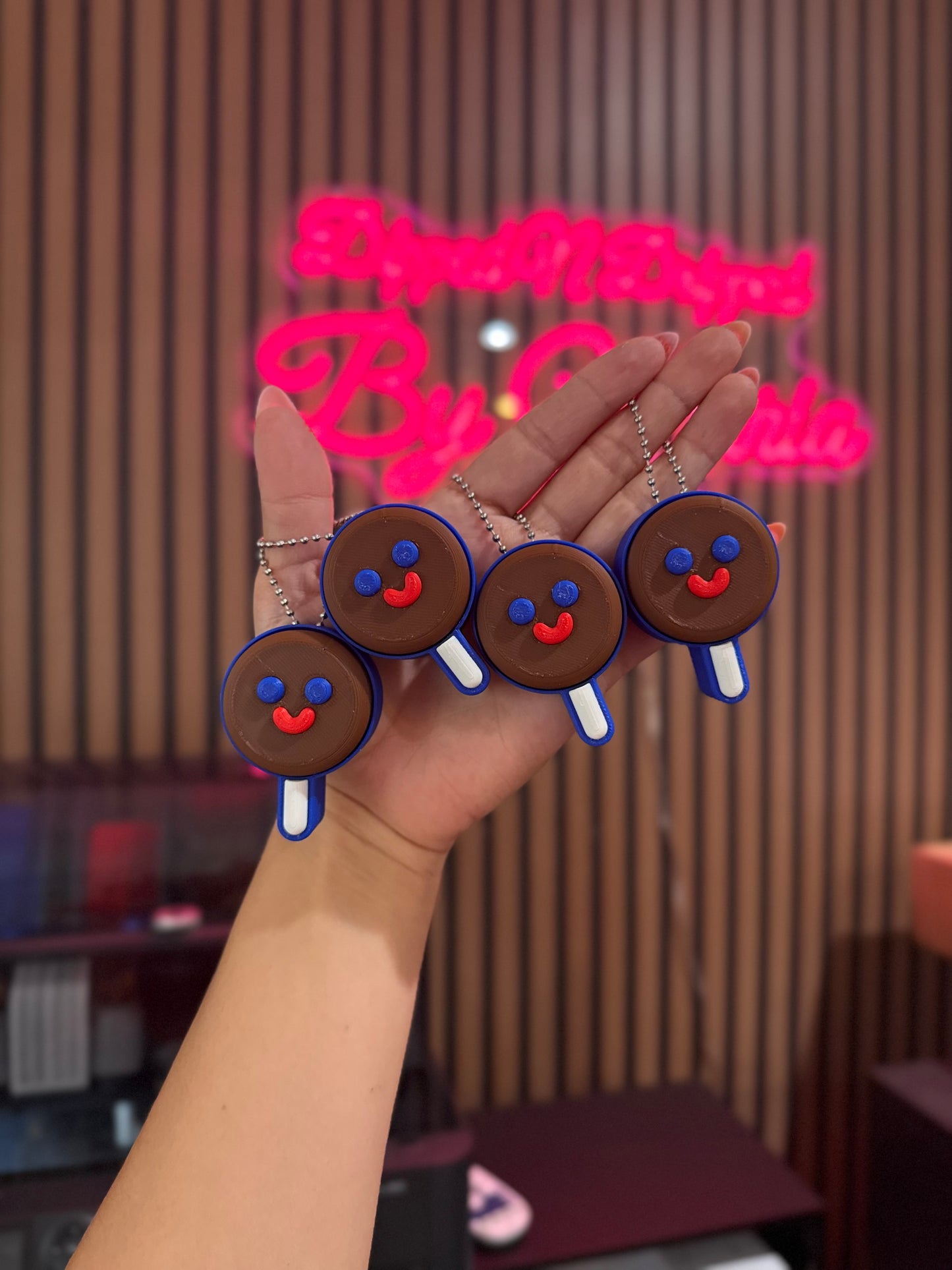 Paleta payaso MINI clicker W/keychain