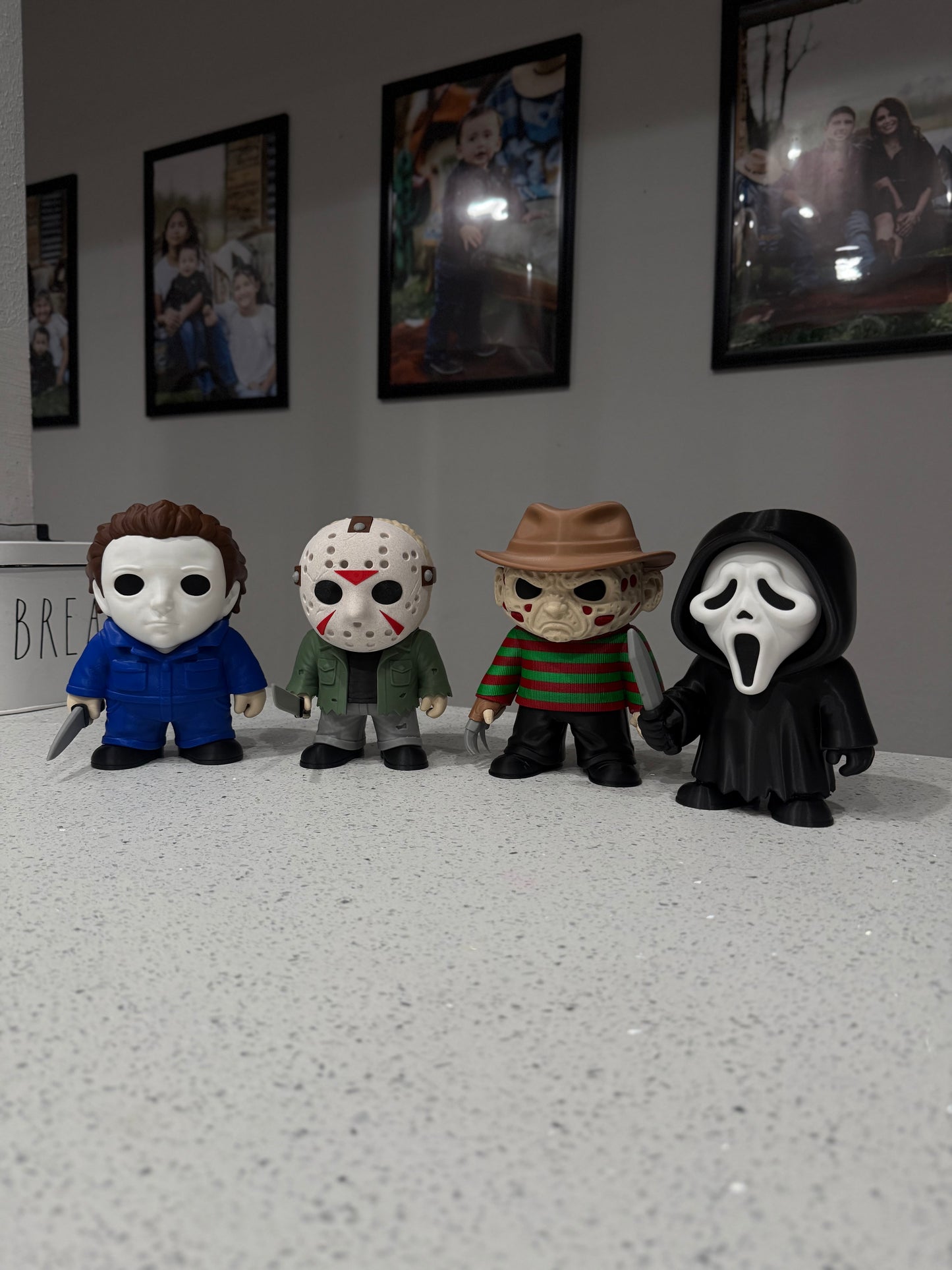 Spooky soap holders 3D printed