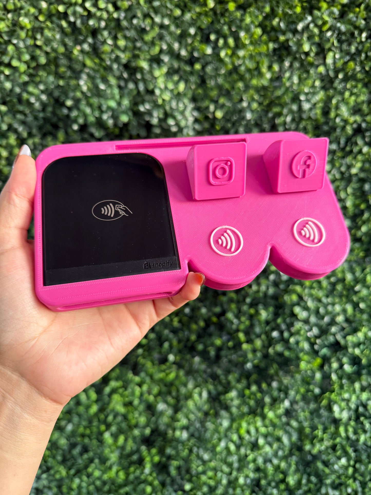 NFC social media stand