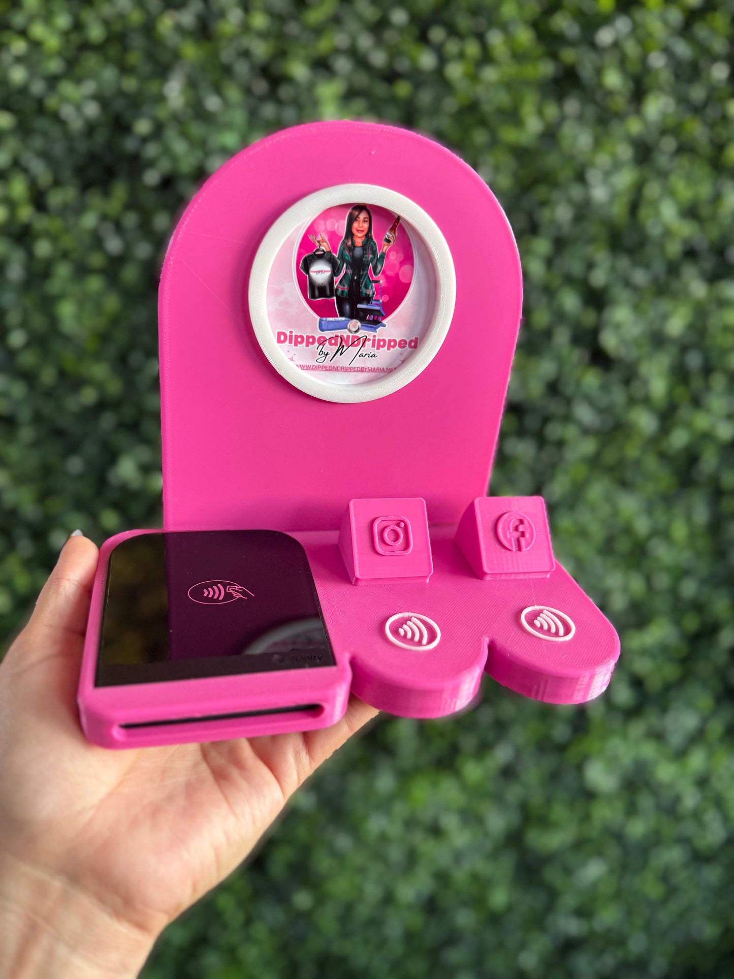 NFC social media stand