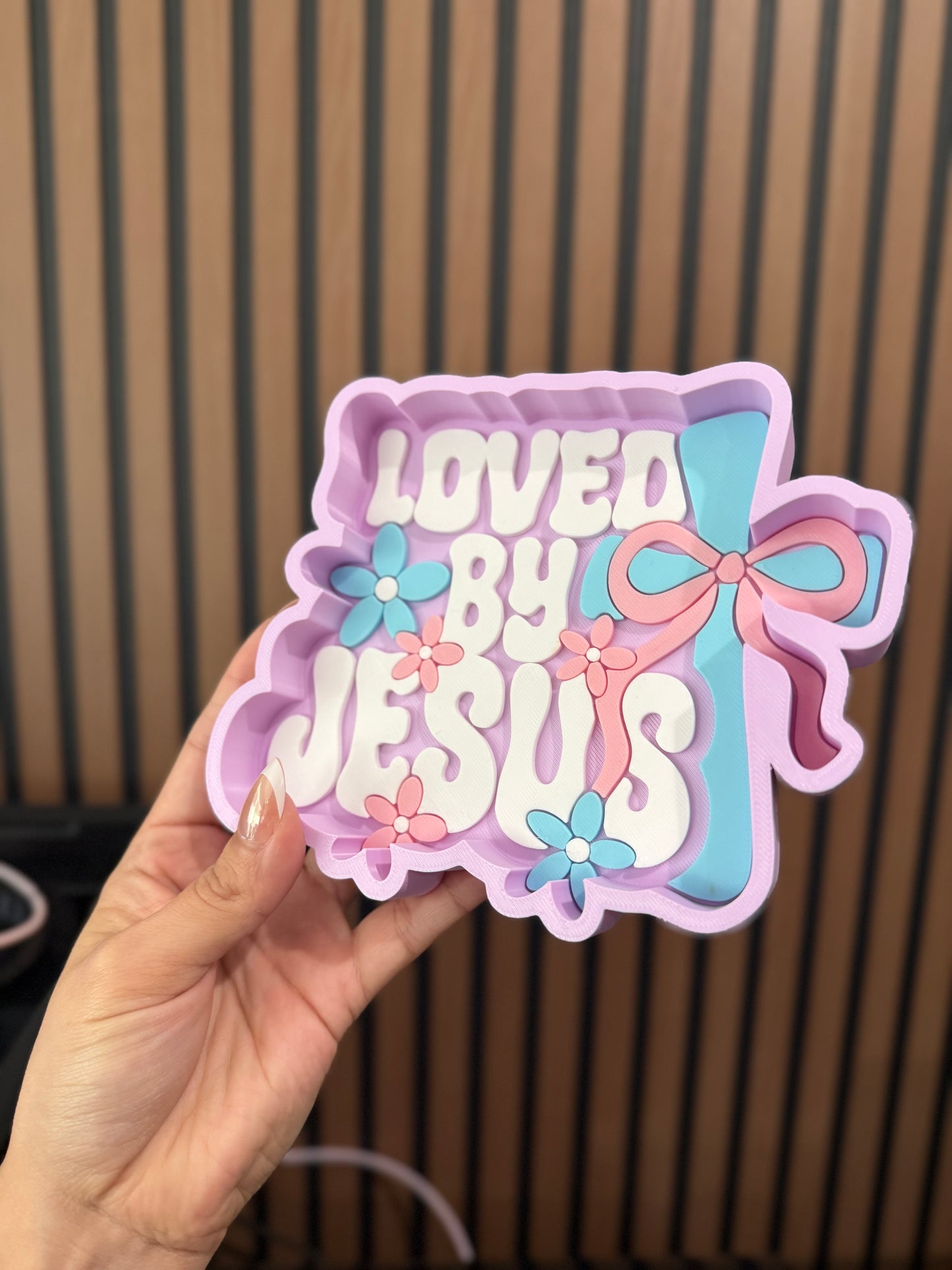 Loved by Jesus trinket tray