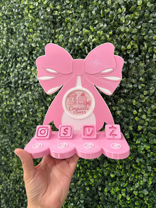 Coquette Bow NFC Stand