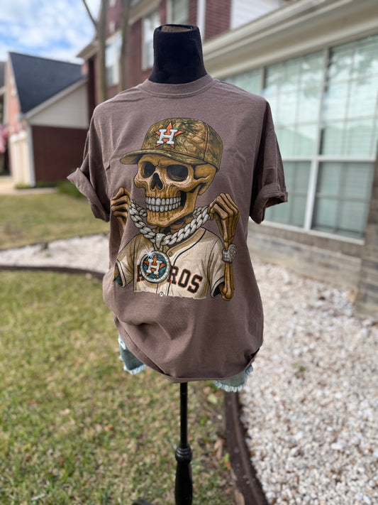 Stros Skelly FRONT design ONLY tee