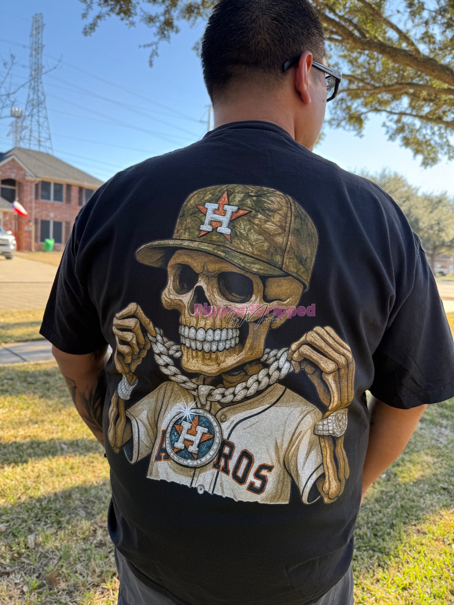 Skull Astros tee
