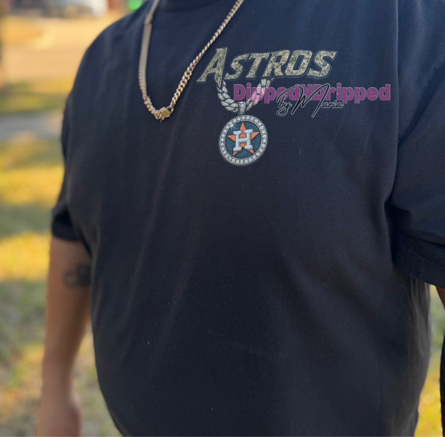 Skull Astros tee