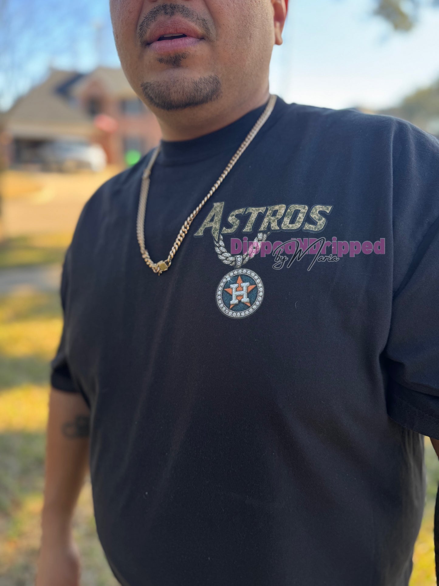 Skull Astros tee