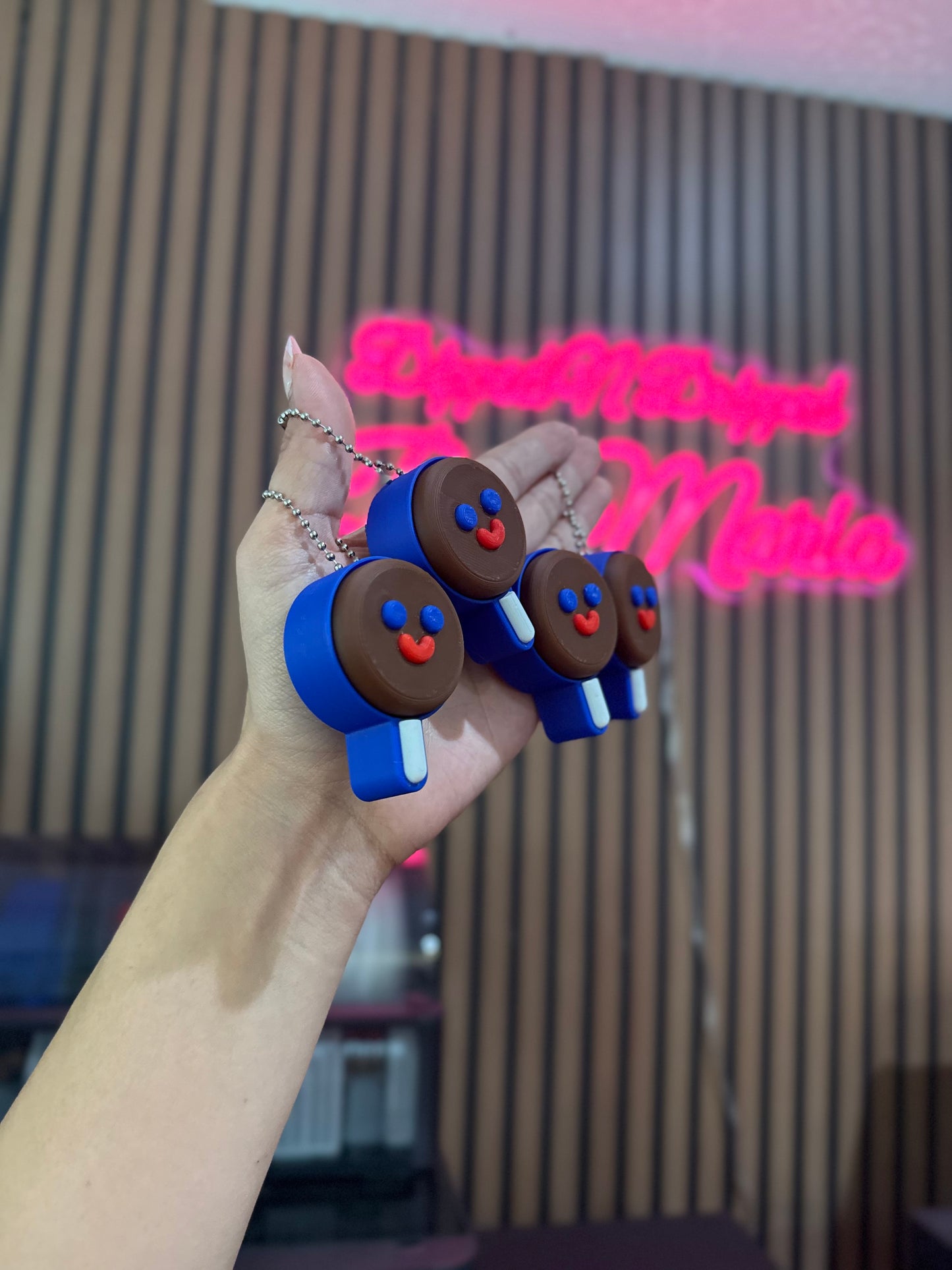 Paleta payaso MINI clicker W/keychain
