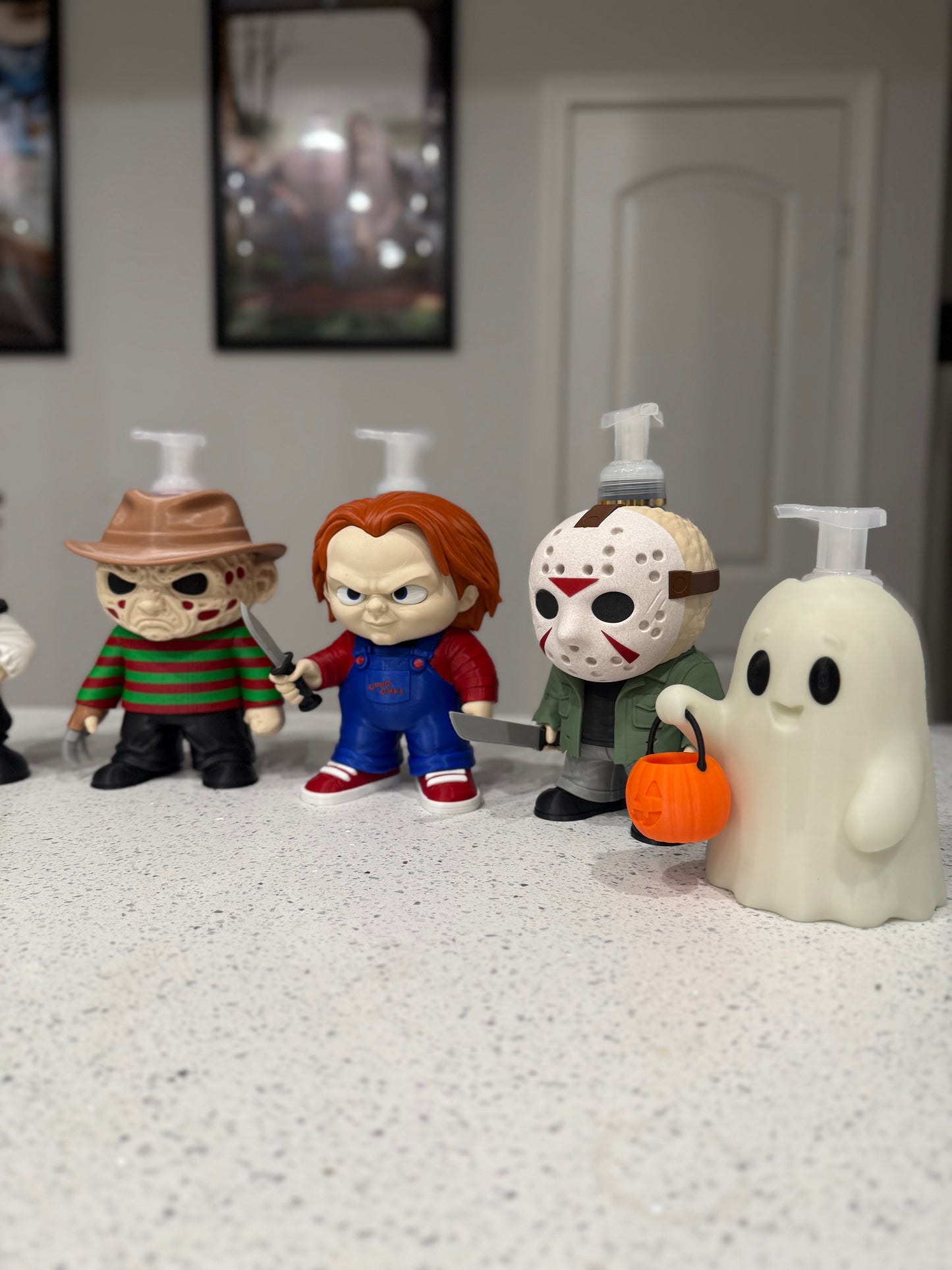 Spooky soap holders 3D printed