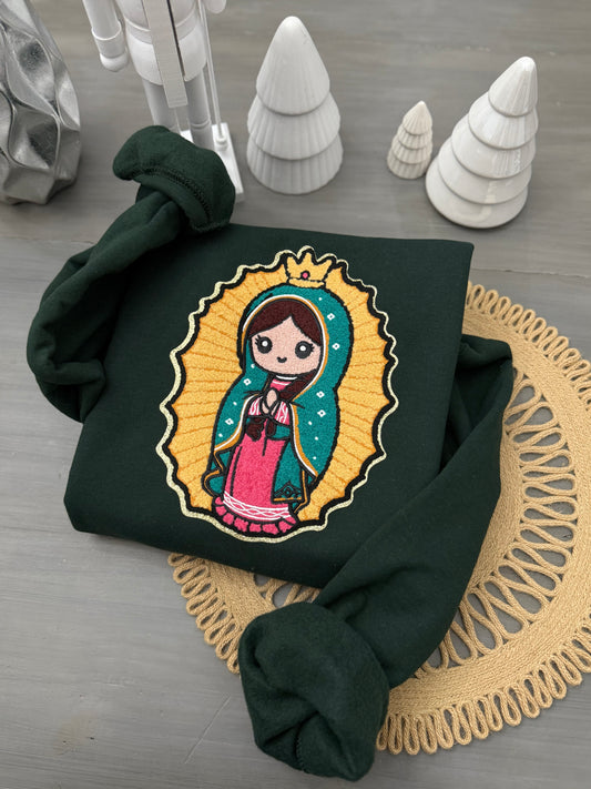 VIRGEN de Guadalupe sweatshirt patch