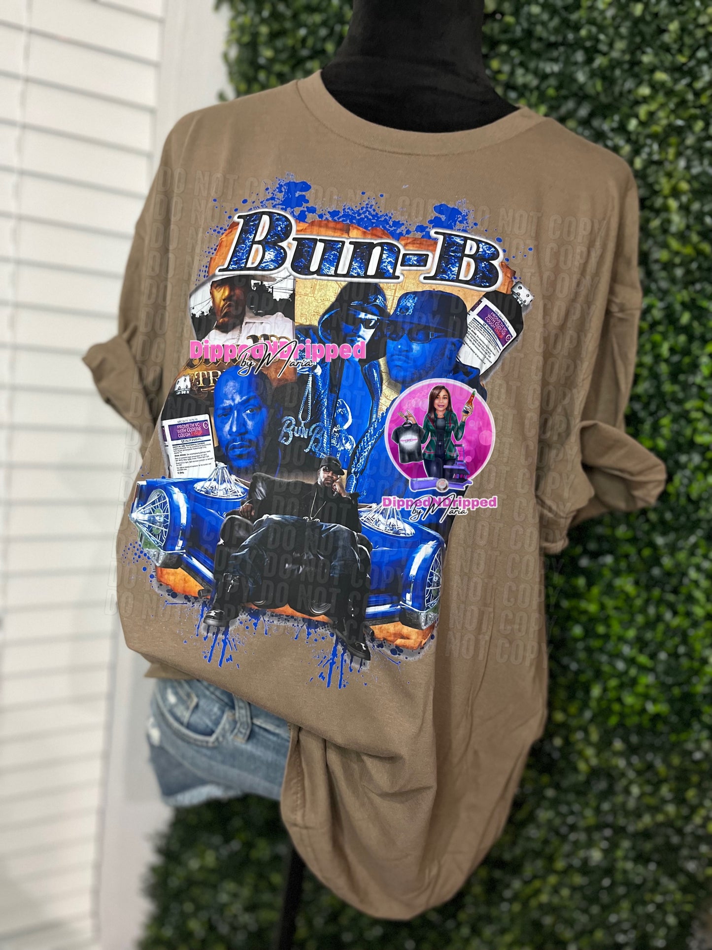 Bun B blue trill tee