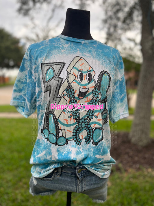 Turquoise snack tee
