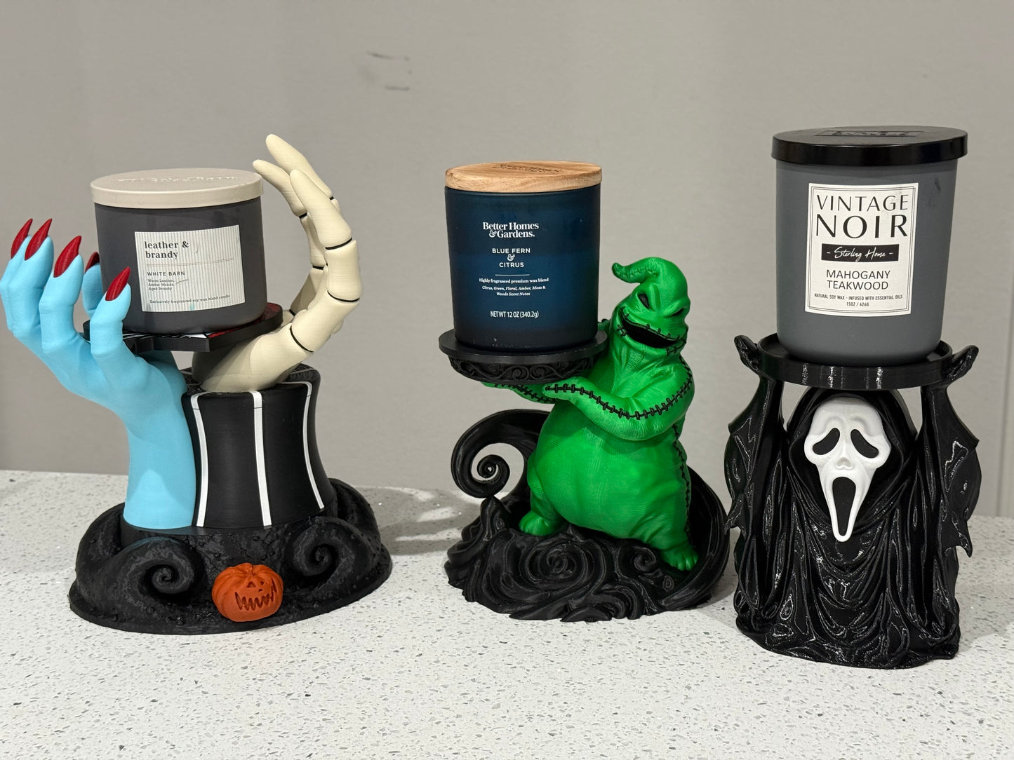 Character candle holders