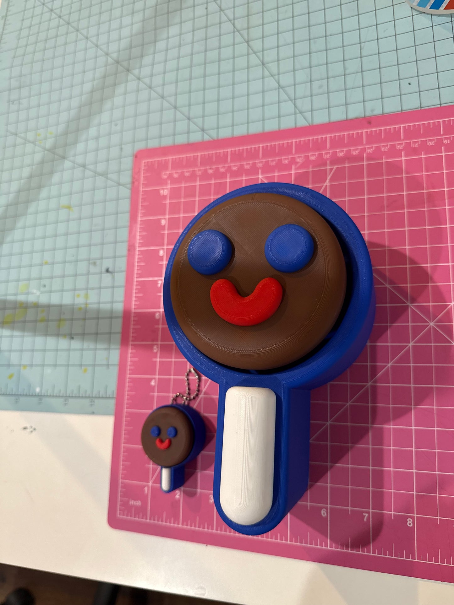 Paleta payaso MINI clicker W/keychain