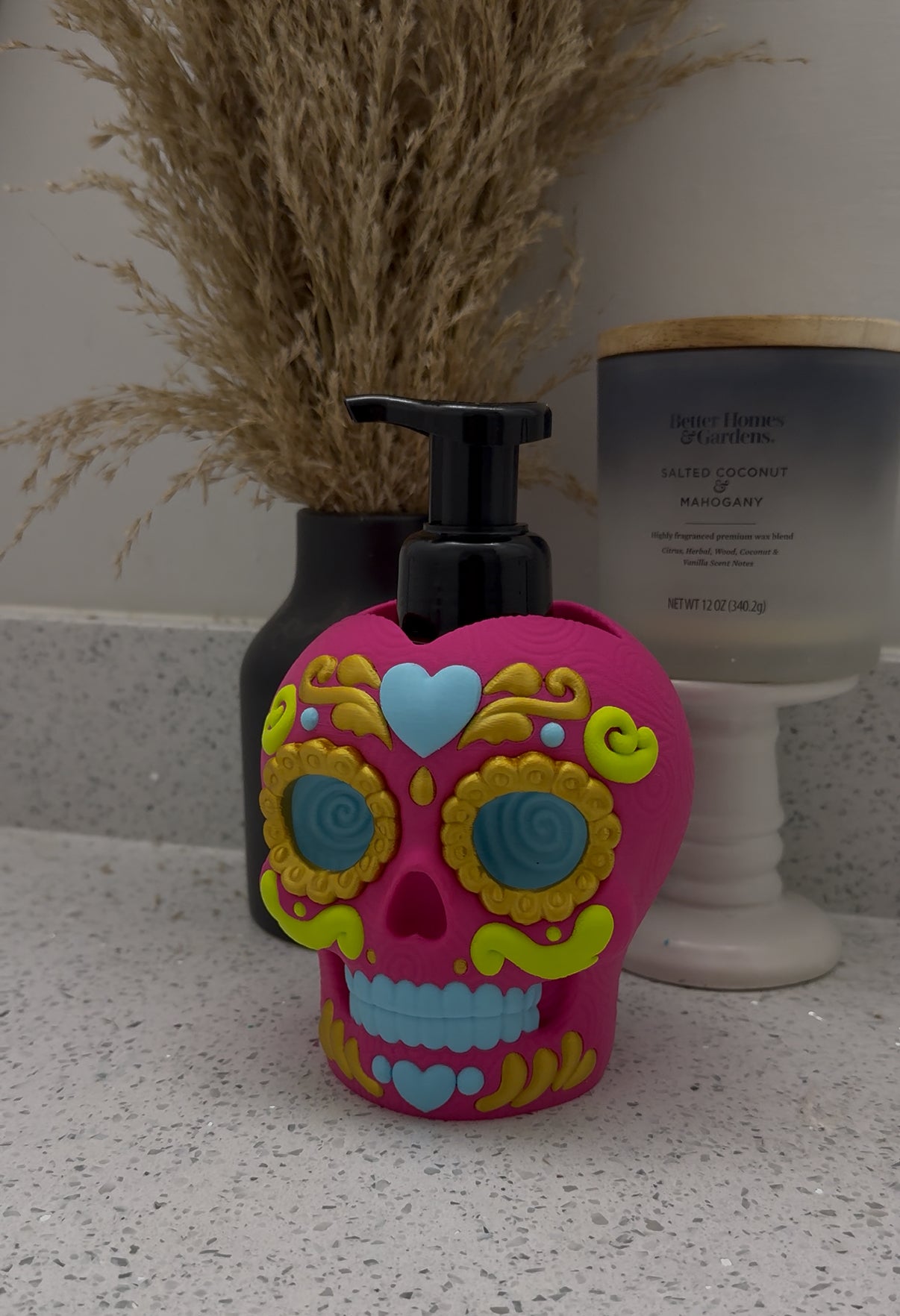 Dia de los muertos catrina soap holder