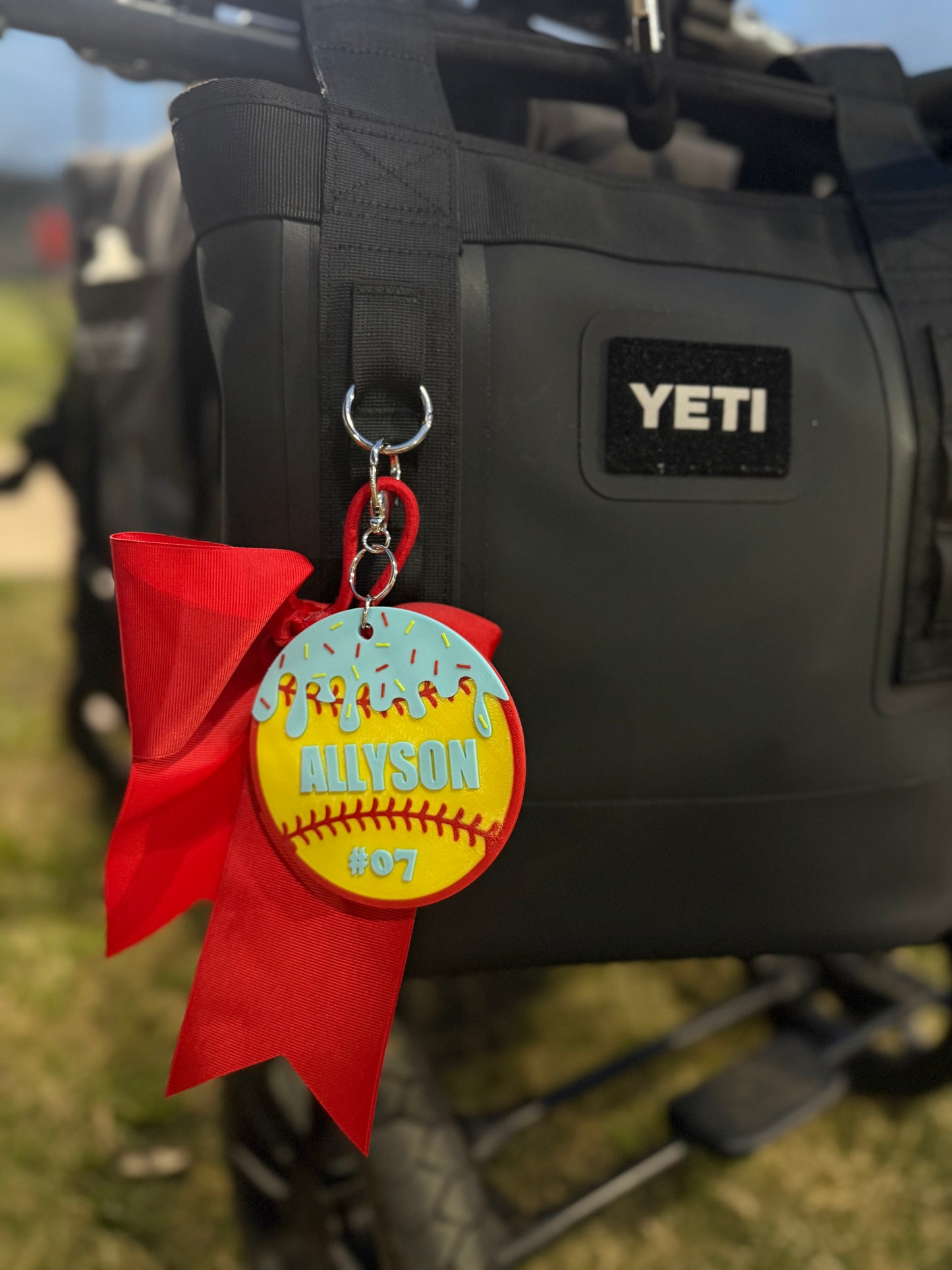Bag tag 3D printed