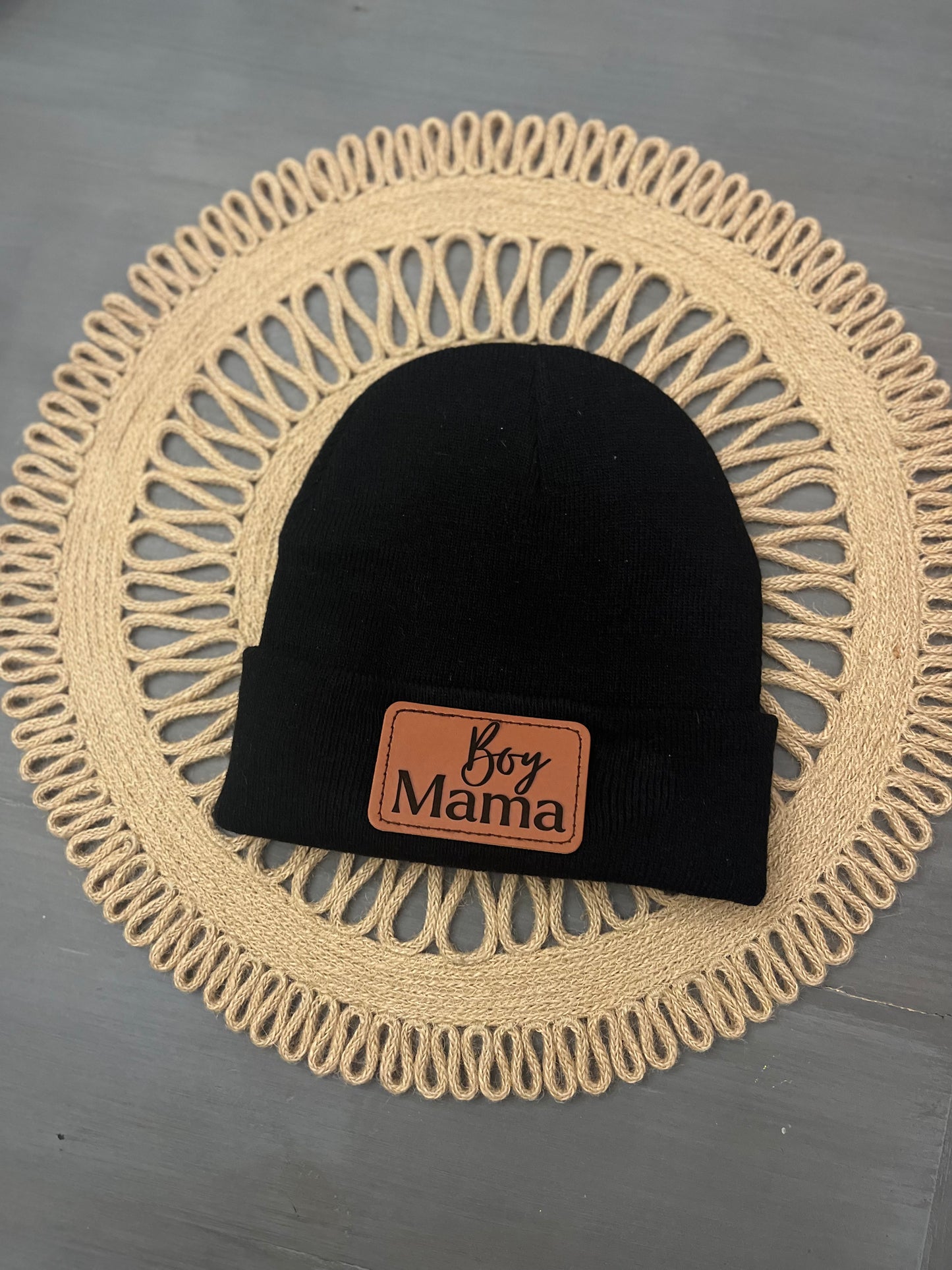 Boy mama beanie