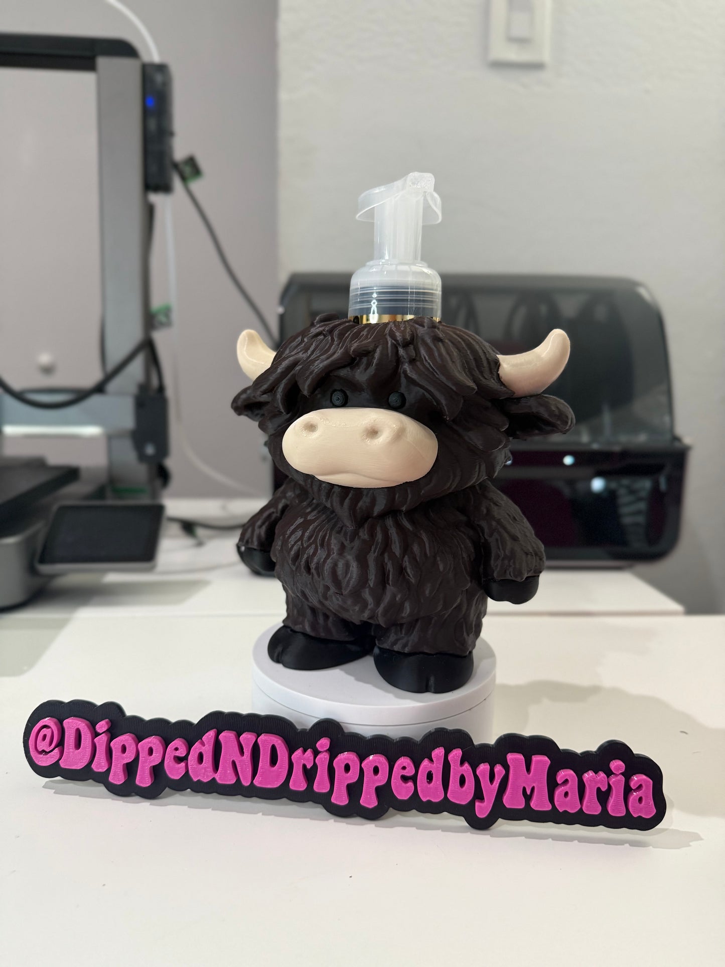 Cow soap B&BW holder