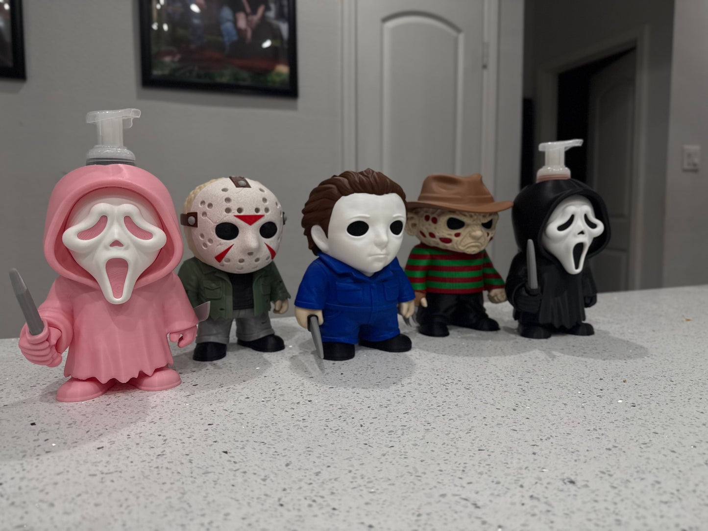Spooky soap holders 3D printed