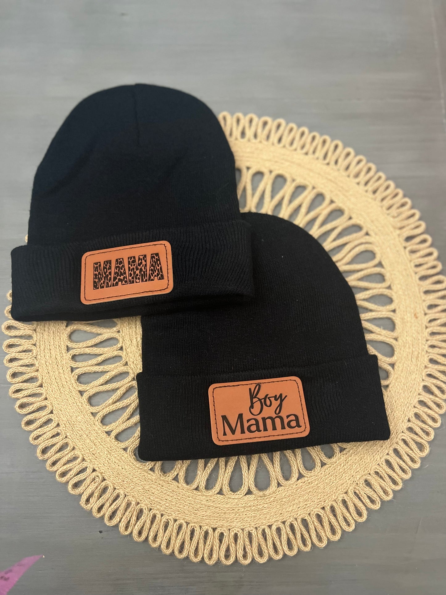 Boy mama beanie