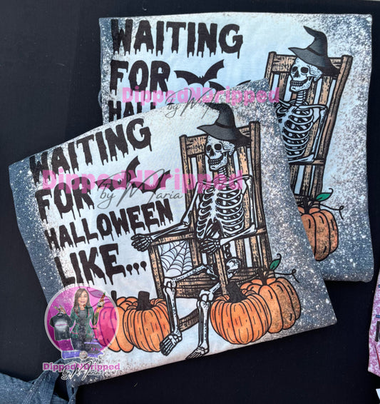 Waiting for Halloween tee