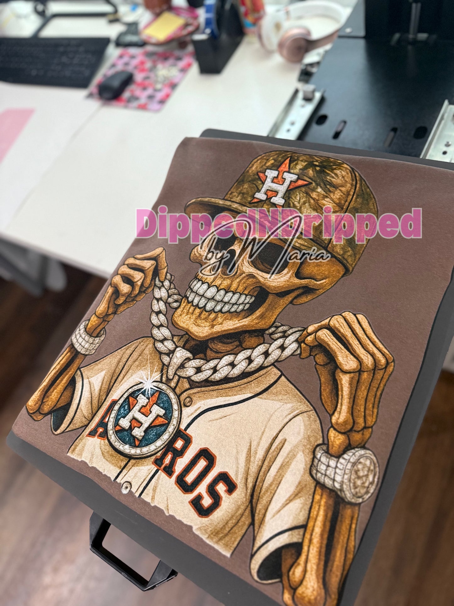 Skull Astros tee