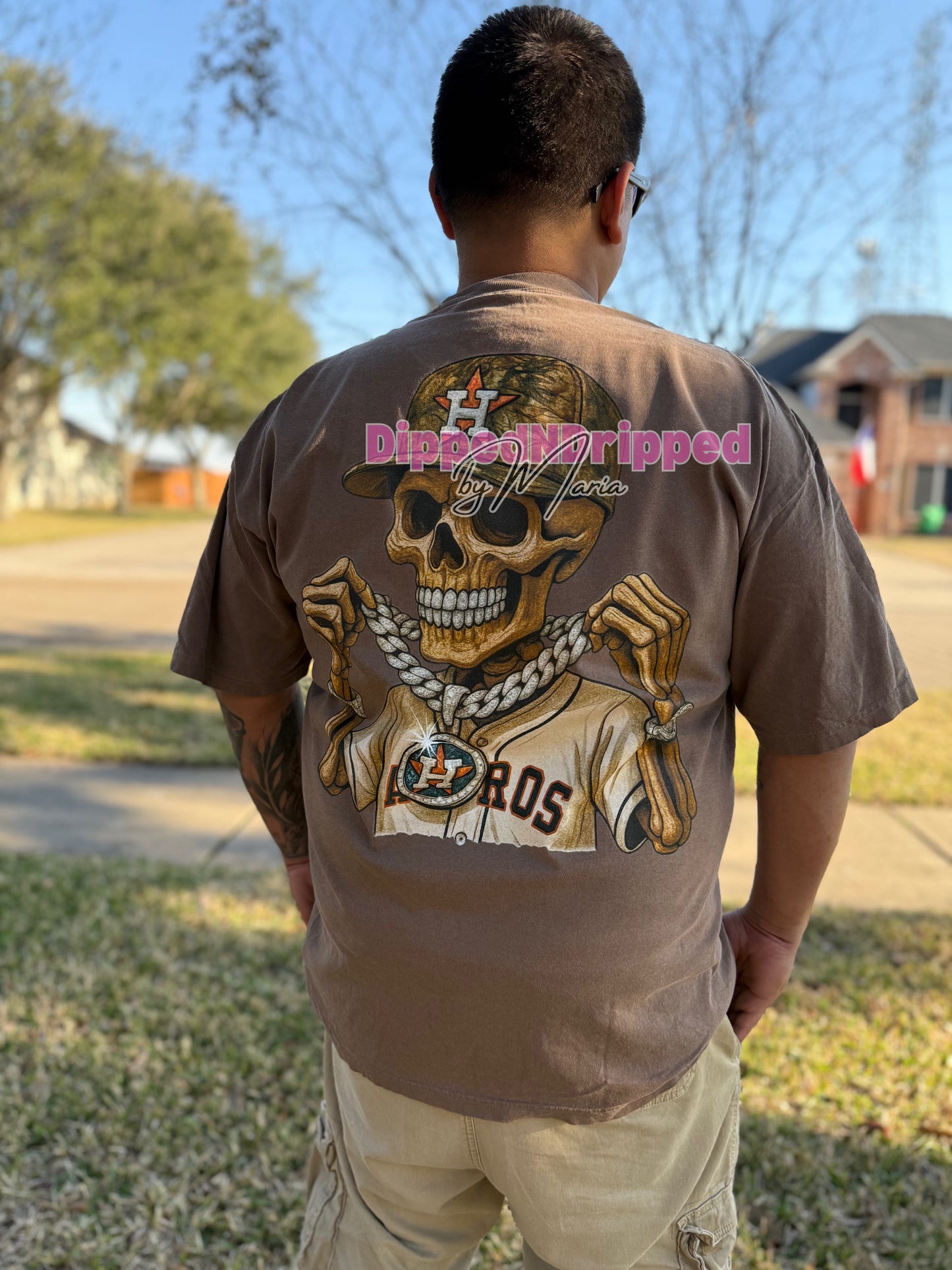 Skull Astros tee