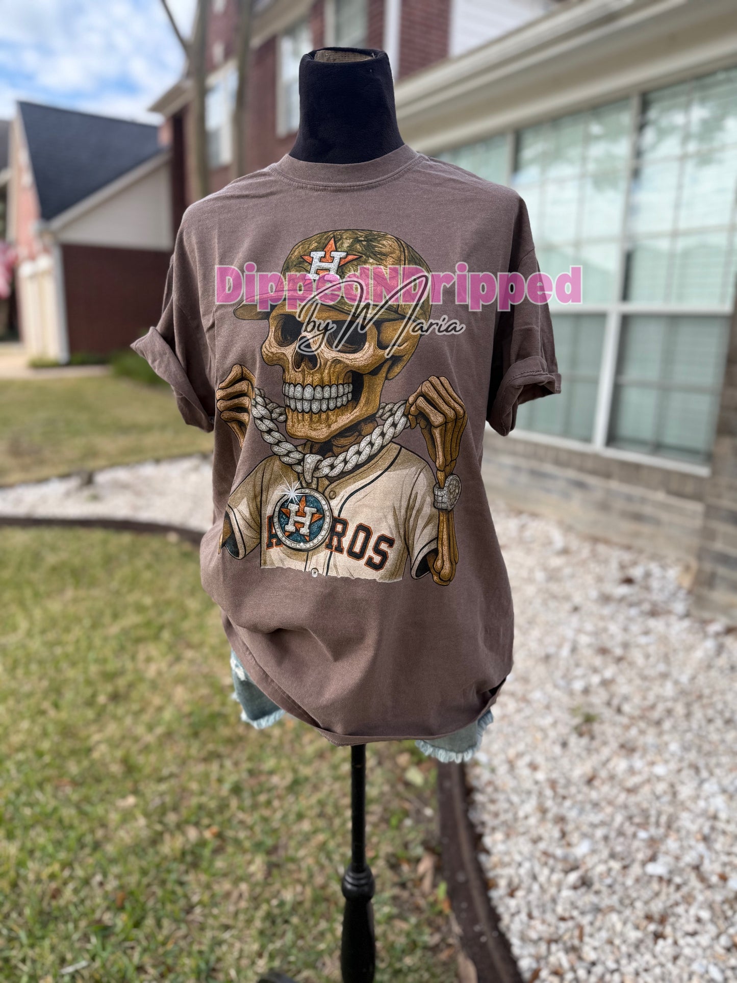 Skull Astros tee