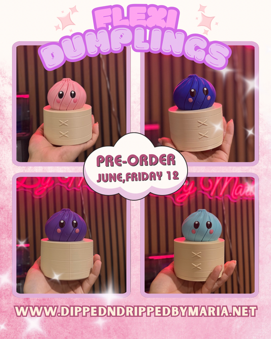 Flexi fidget dumpling set(2-3) week turnaround)