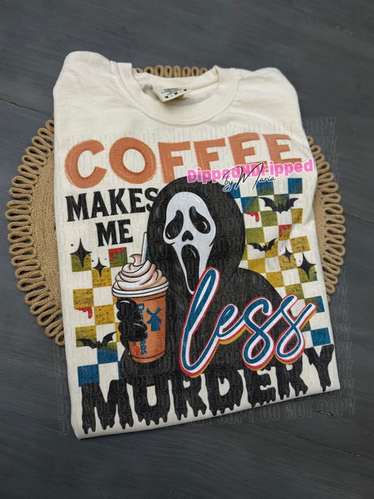 Less murdery teeshirt