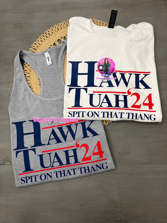 Hawk Tuah 24 tank tee