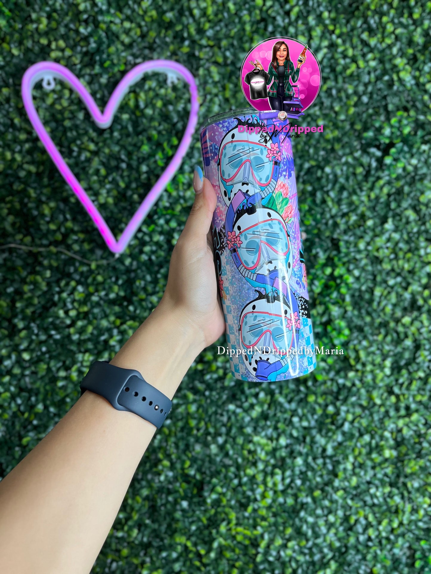 Spooky summer tumbler