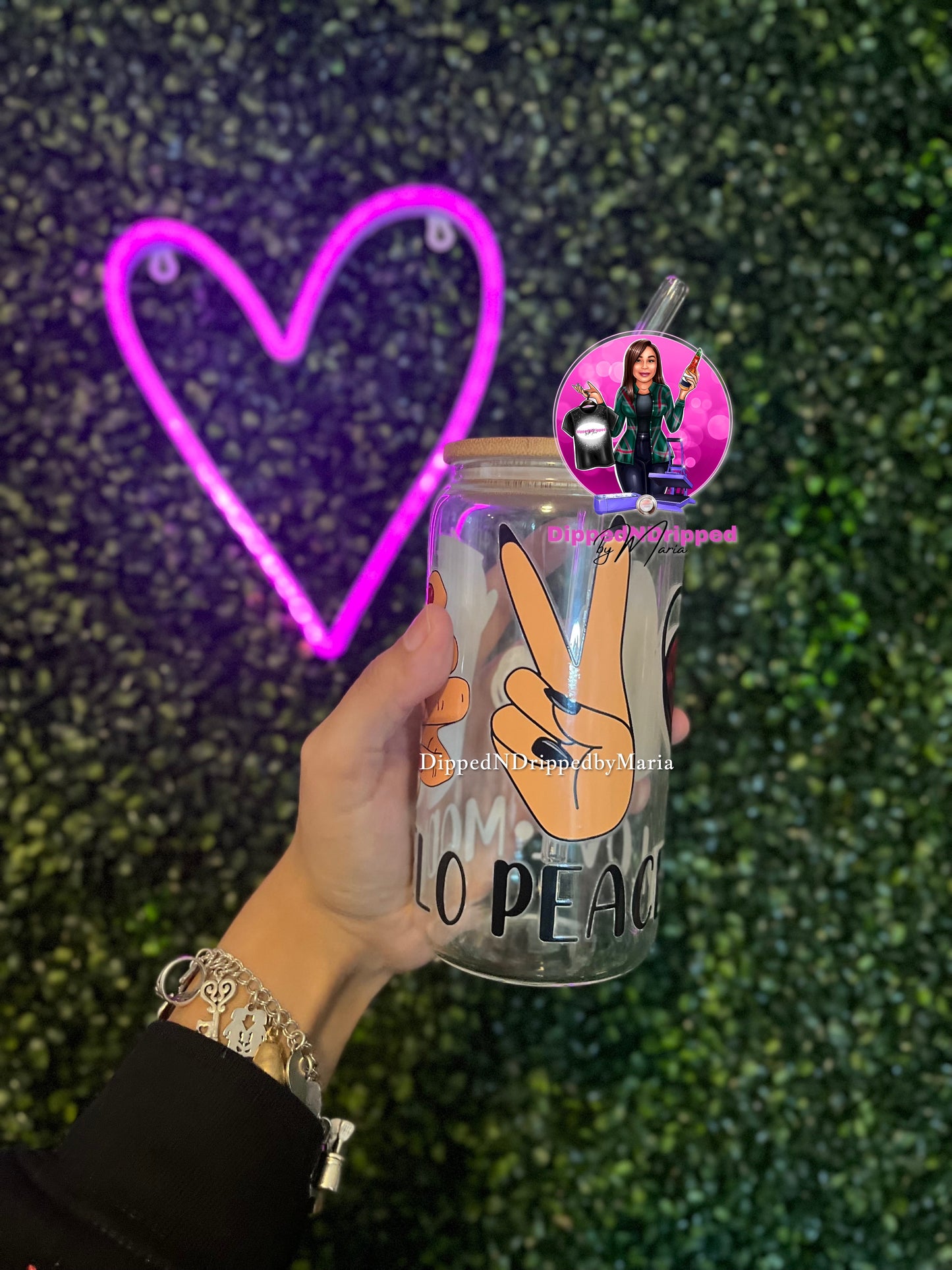 Peace love modelo