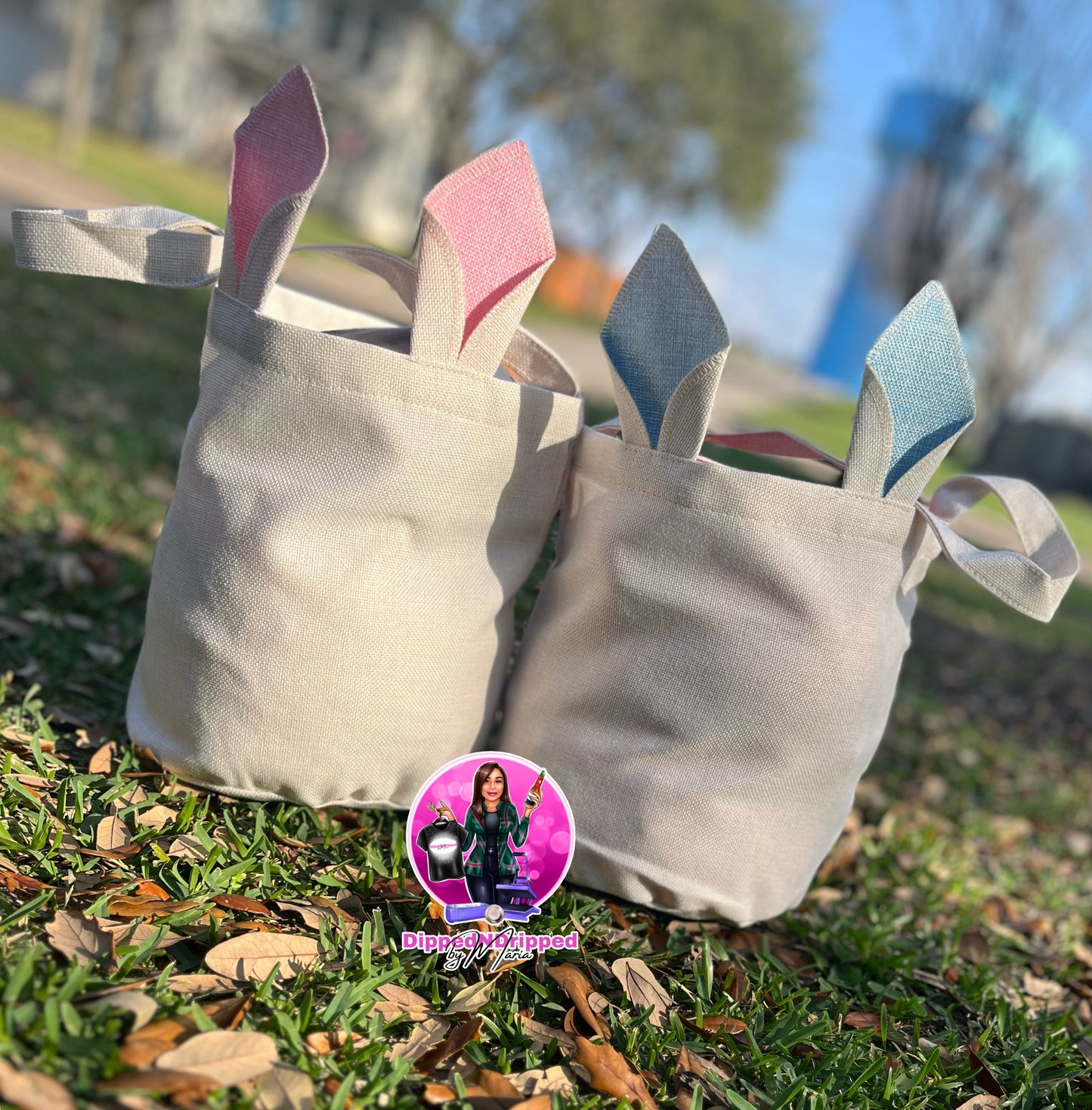 Sublimation Blank Easter tote bags